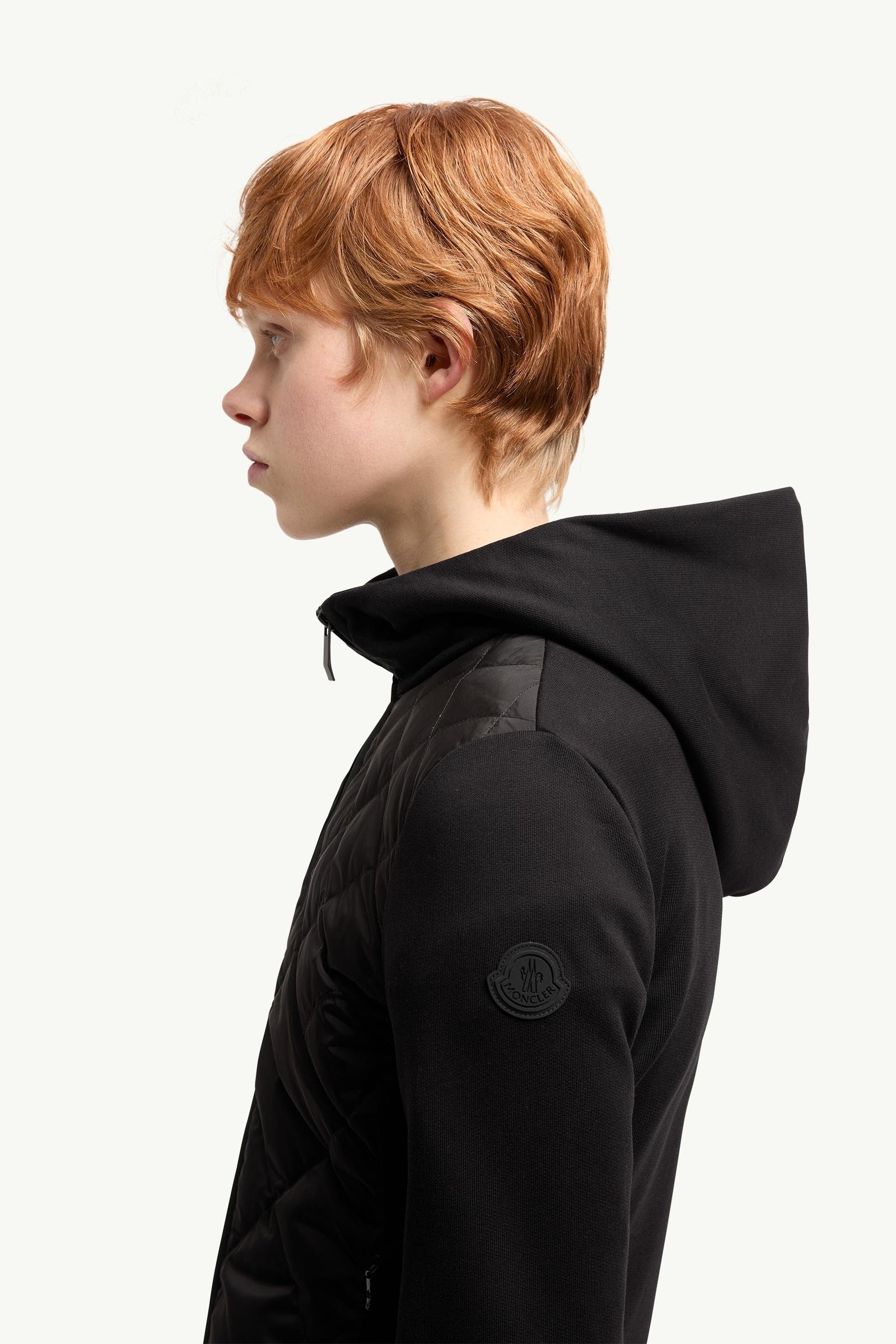 Alternative view of Cotton Fleece Padded Zip-Up Hoodie