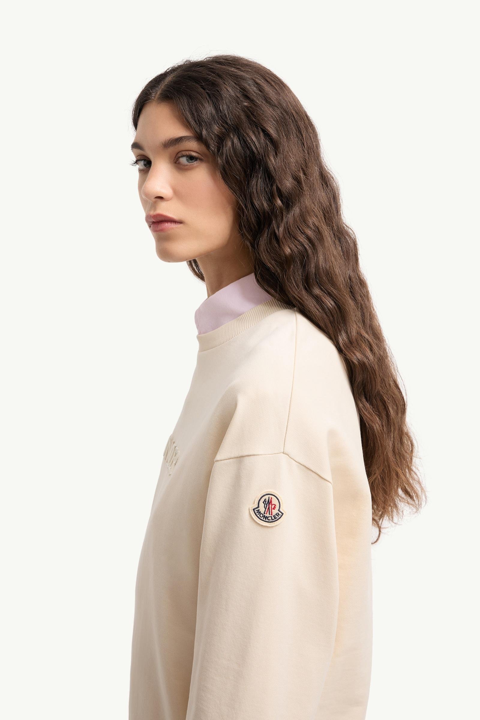 Alternative view of Embroidered Logo Cotton Sweatshirt