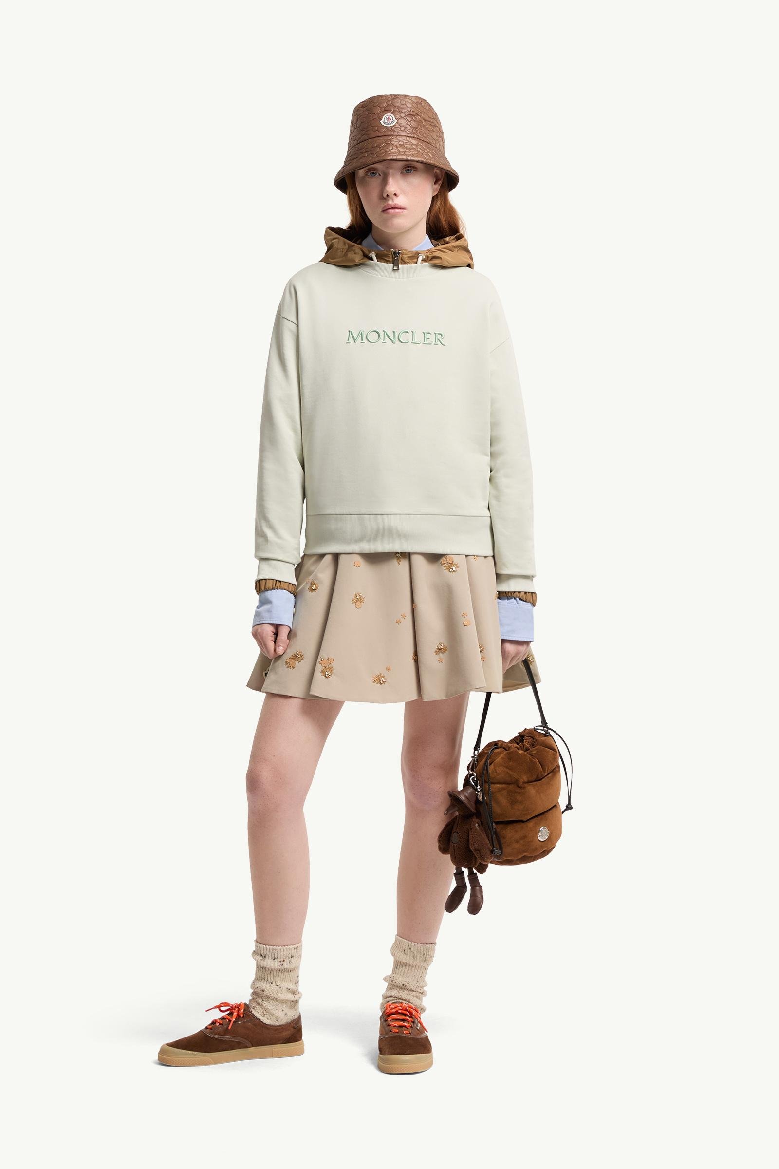 Embroidered Logo Cotton Sweatshirt