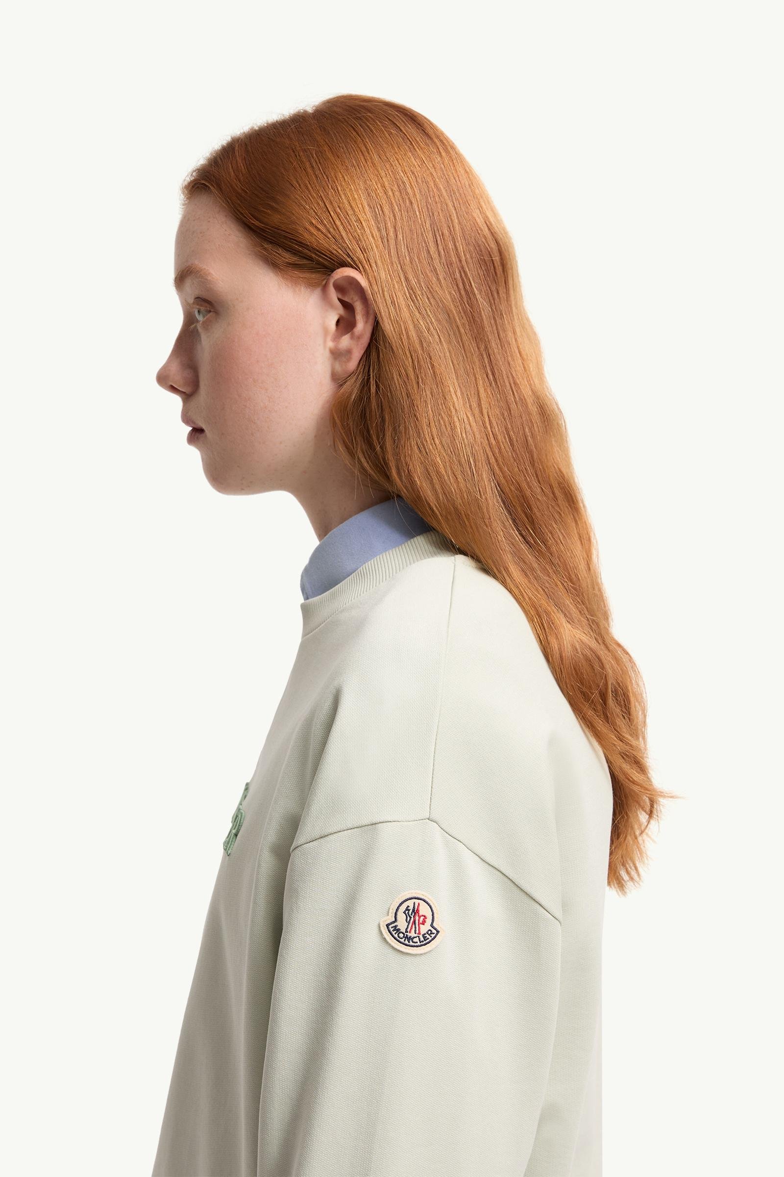 Alternative view of Embroidered Logo Cotton Sweatshirt