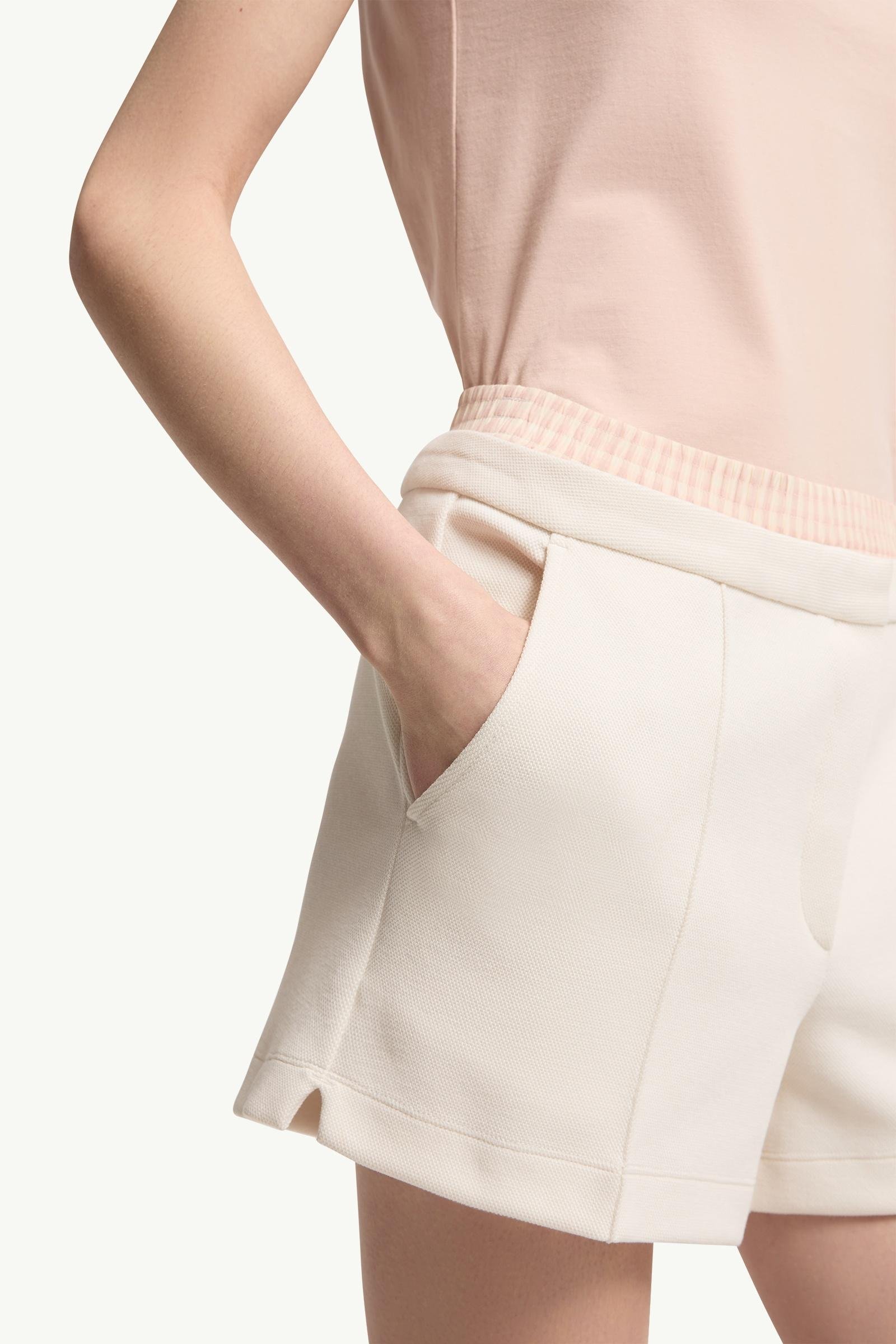 Layered-Effect Vichy Cotton Blend Shorts - 图片 6
