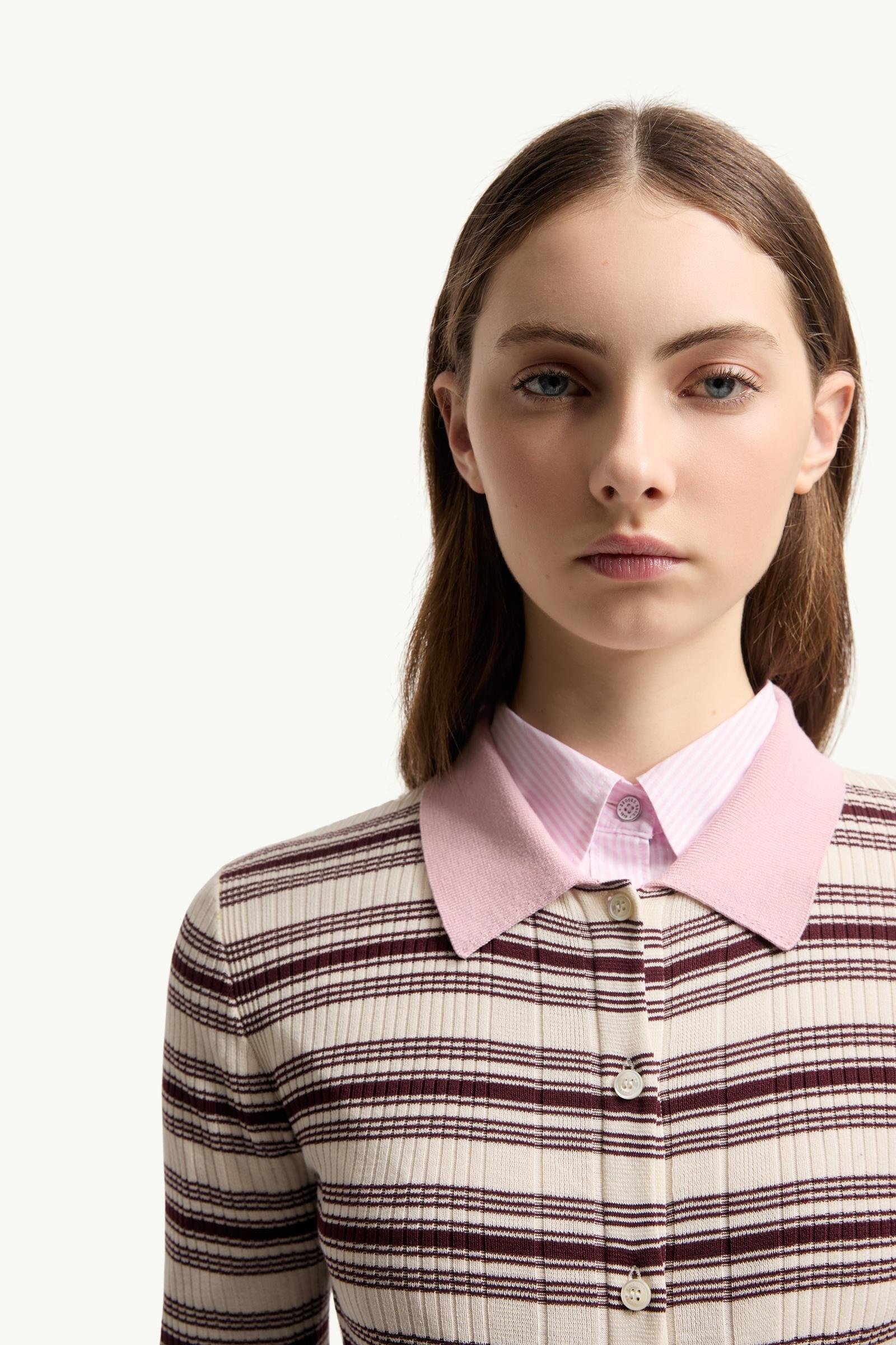 Cotton Crêpe Polo Shirt - 图片 6