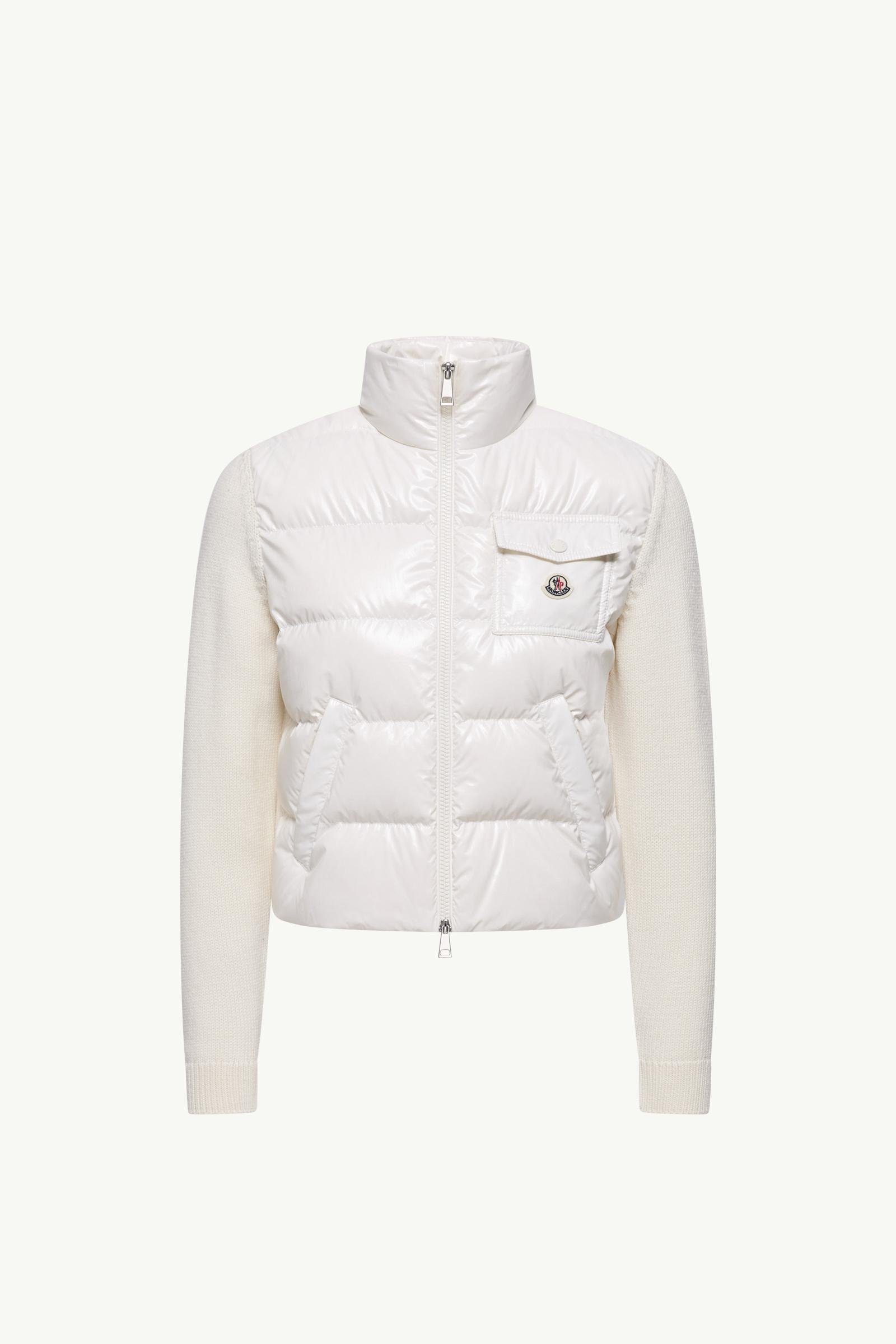 Padded Zip-Up Wool Cardigan - 图片 3