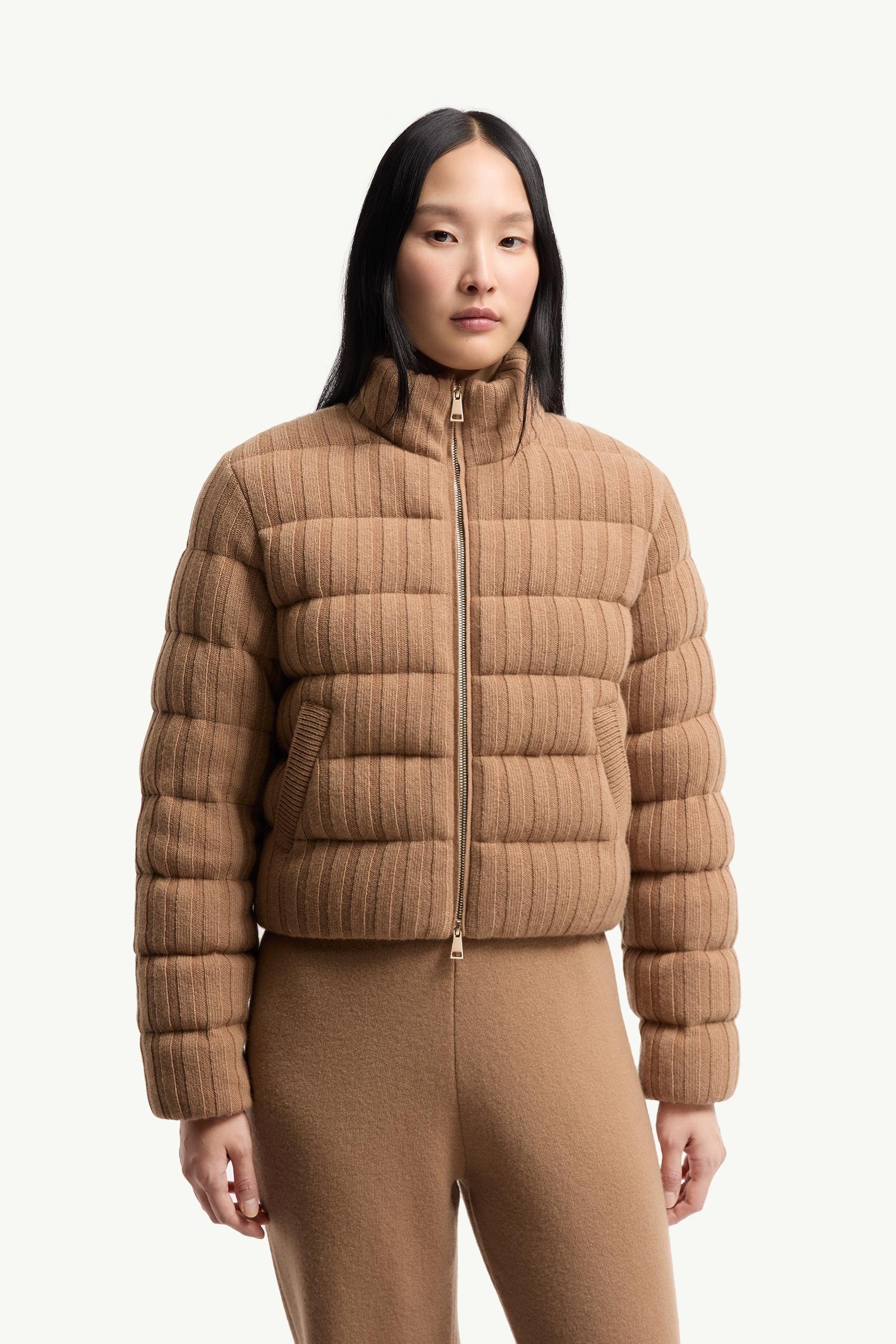 Wool & Cashmere Blend Padded Cardigan - 图片 4
