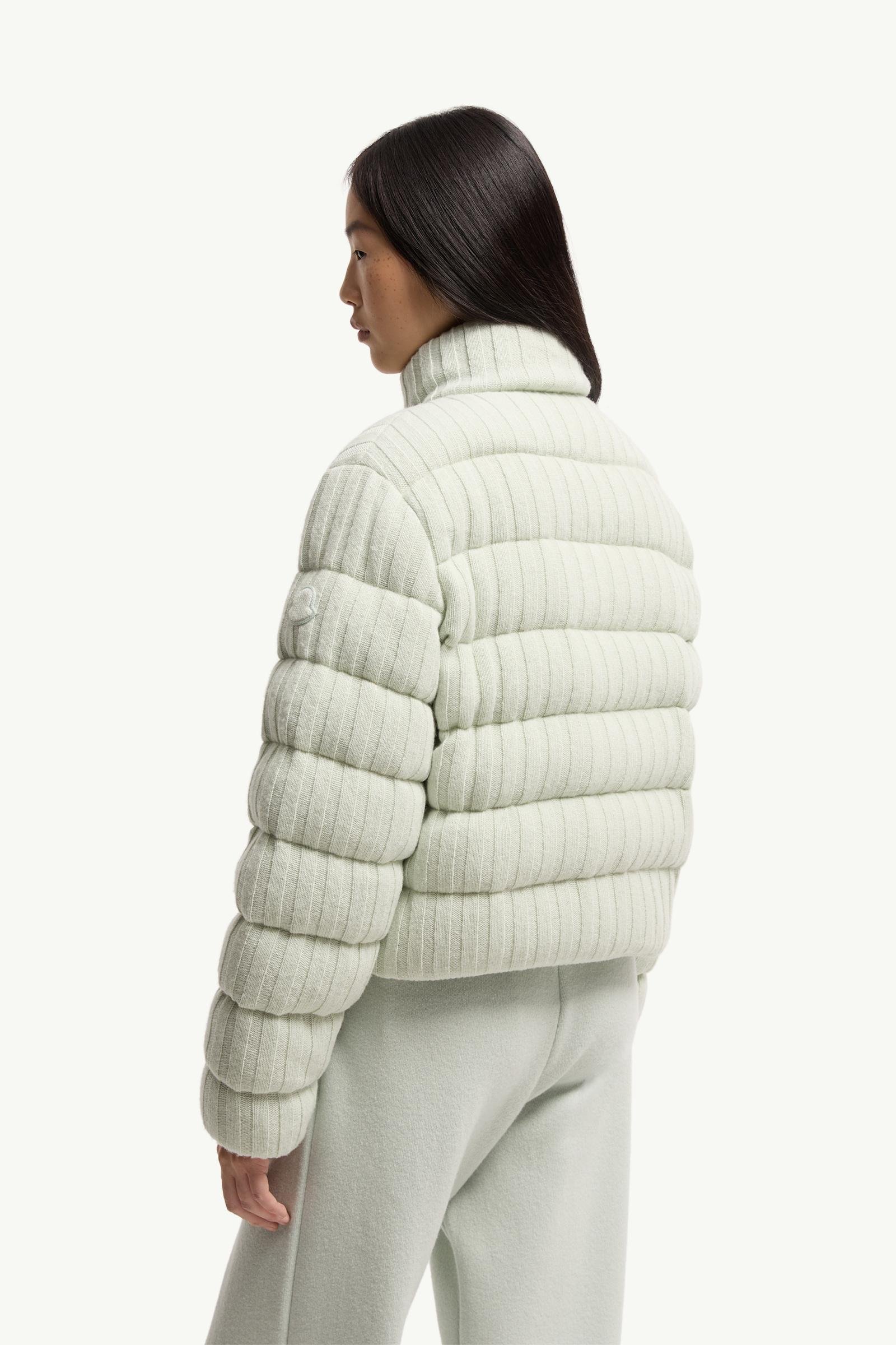 Wool & Cashmere Blend Padded Cardigan - 图片 5