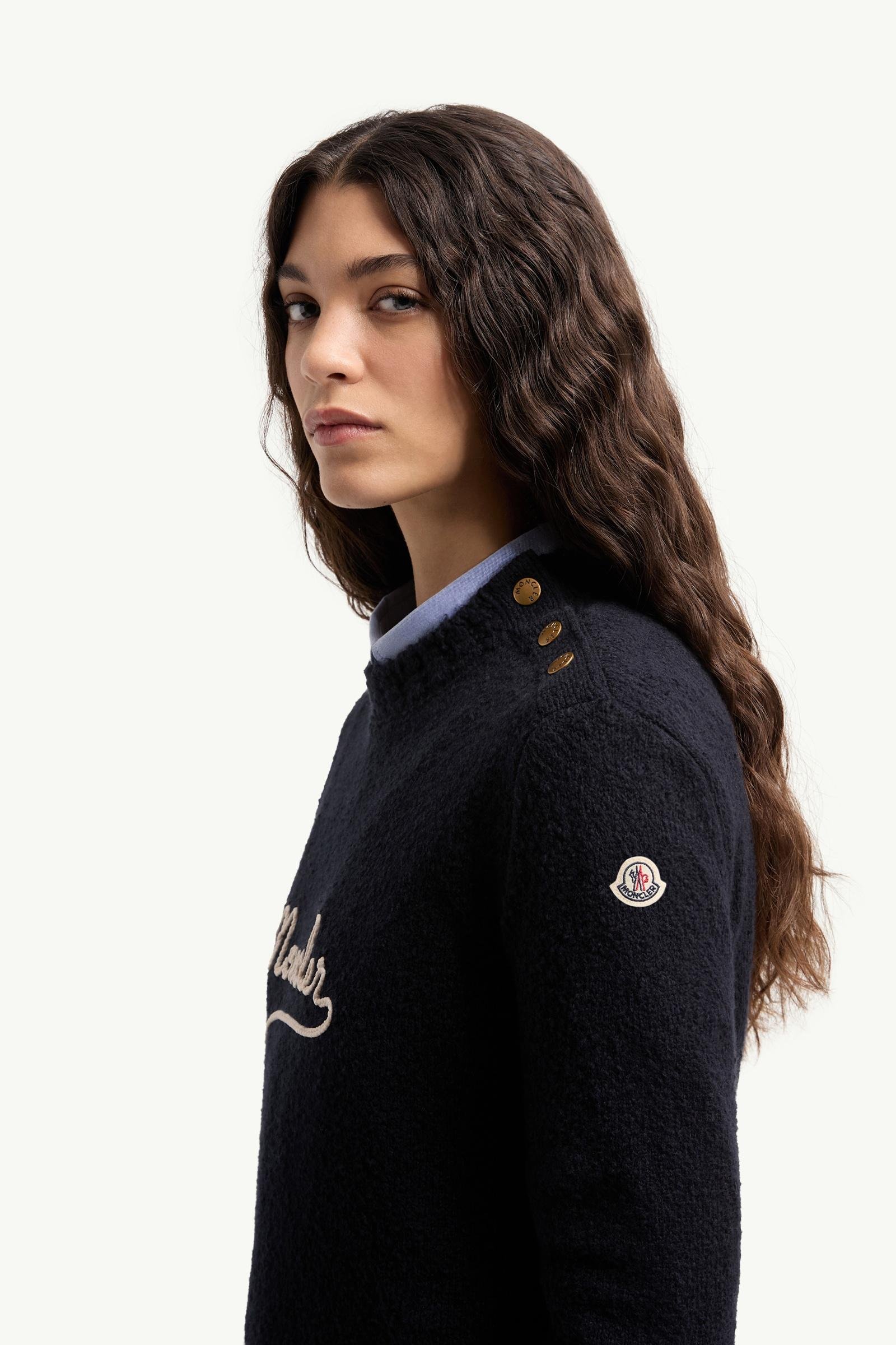 Embroidered Logo Cotton Blend jumper - 图片 2