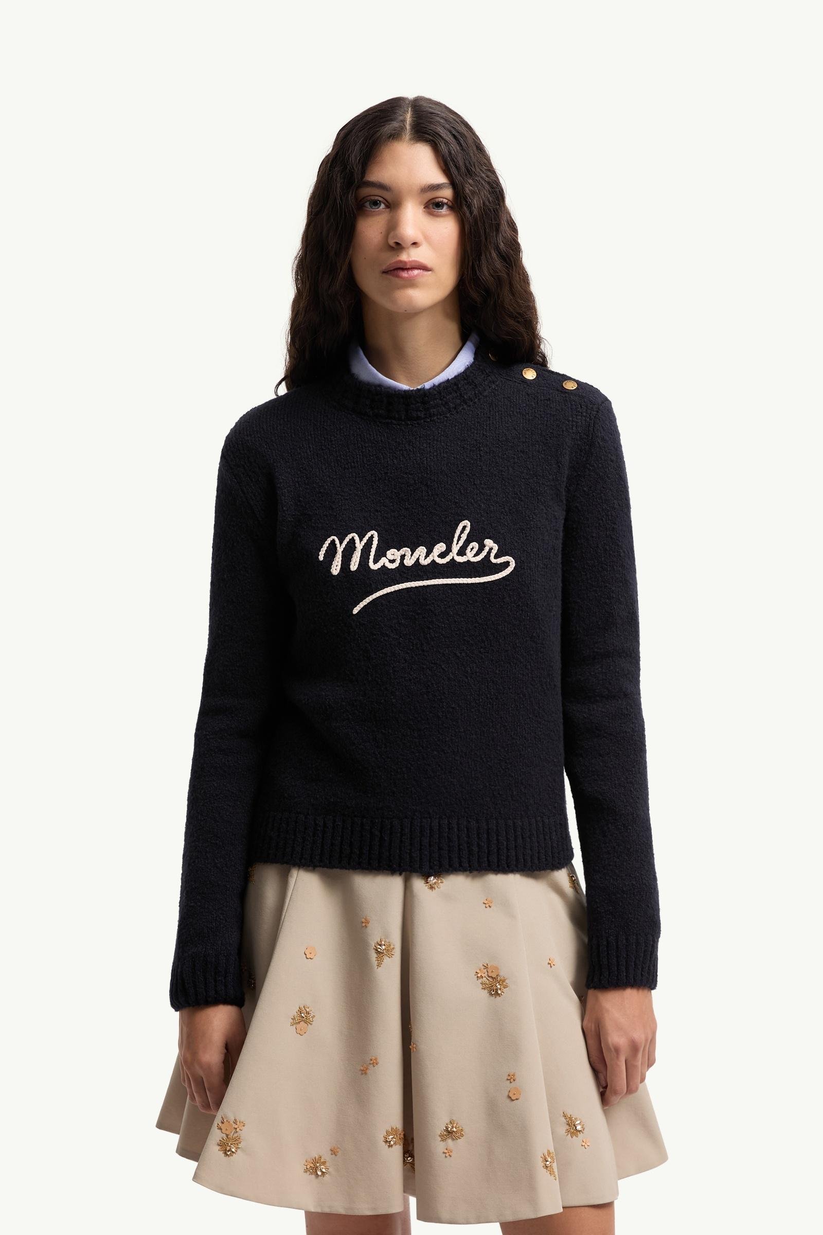 Embroidered Logo Cotton Blend jumper - 图片 4