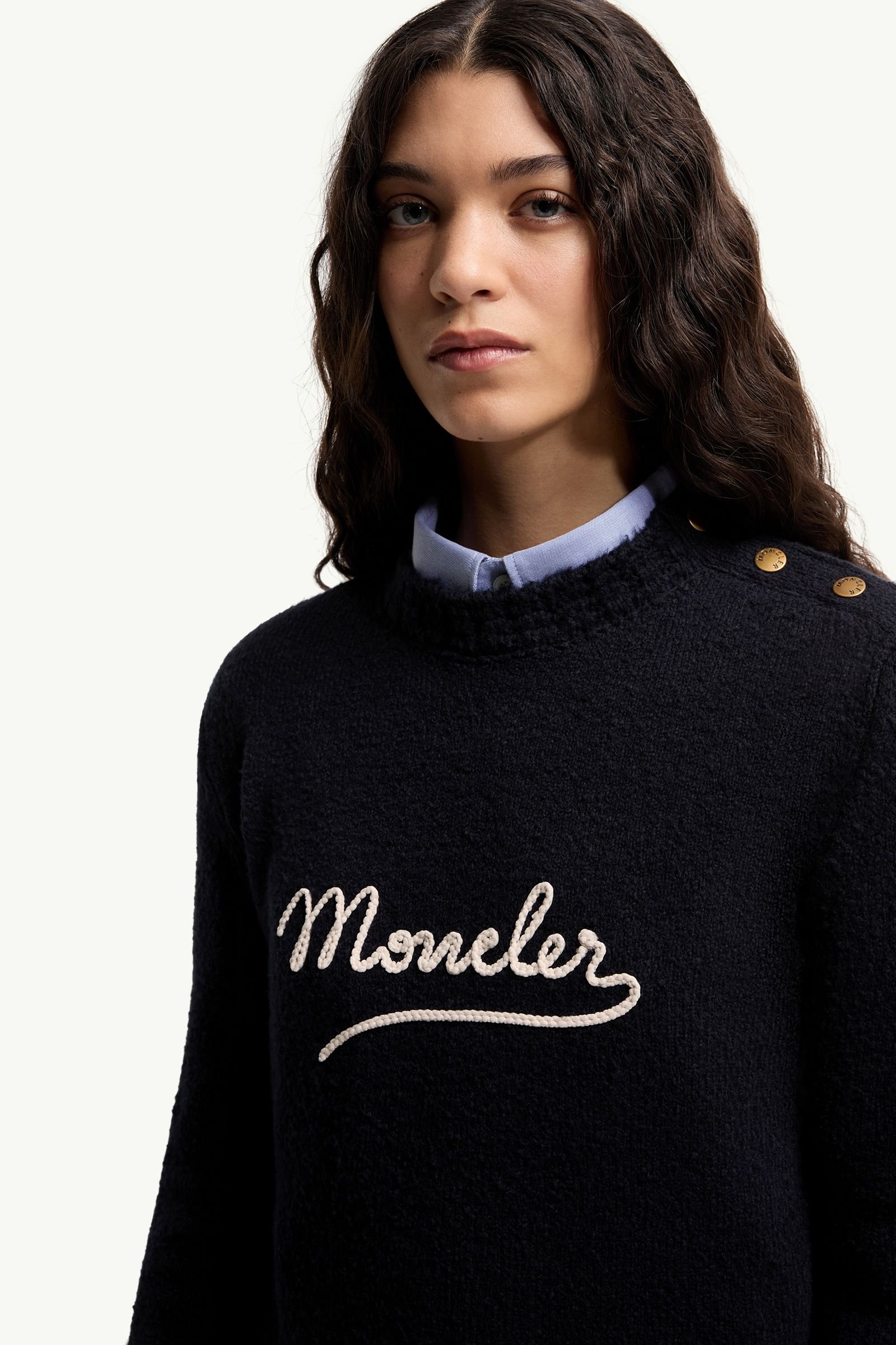 Embroidered Logo Cotton Blend jumper - 图片 6