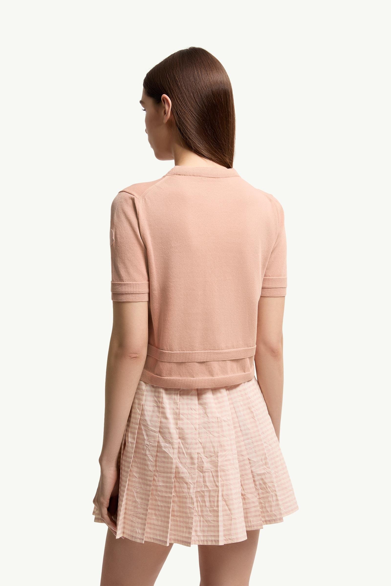 Double-Trimmed Cotton T-Shirt - 图片 5