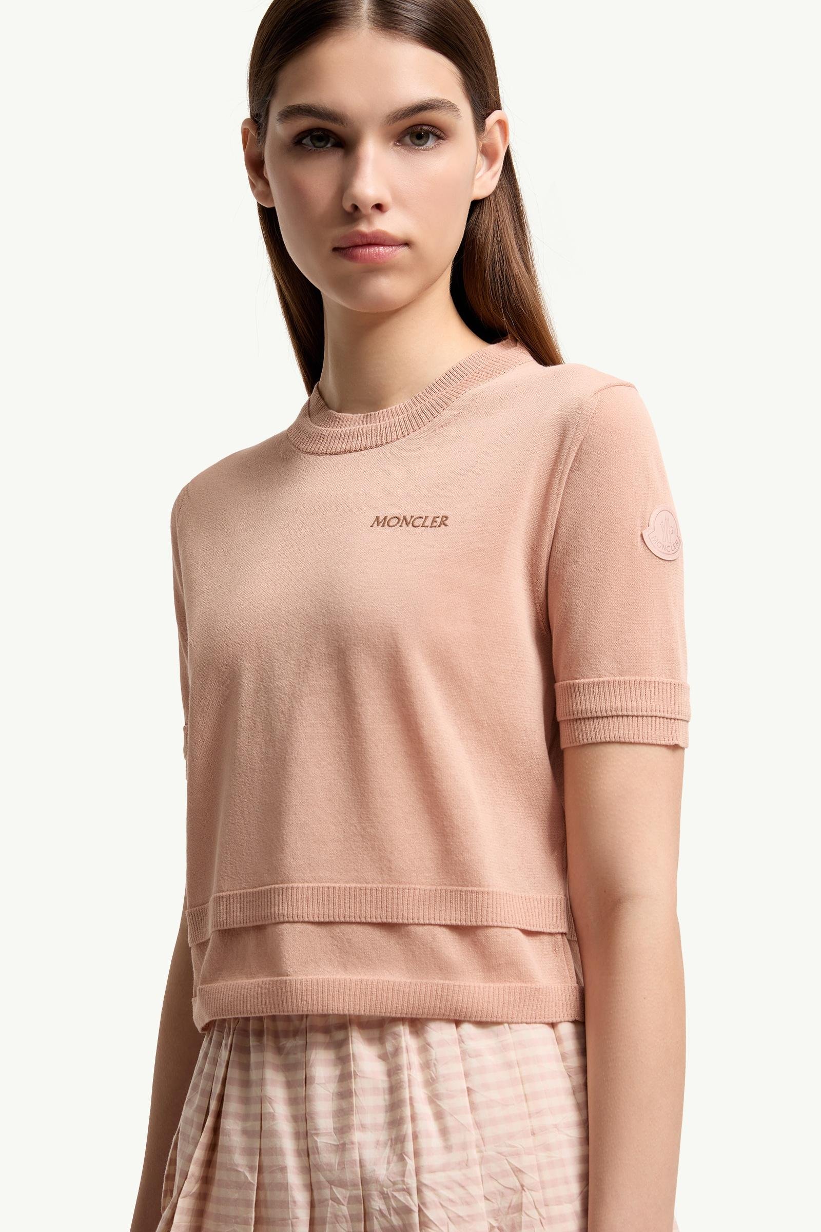 Double-Trimmed Cotton T-Shirt - 图片 6