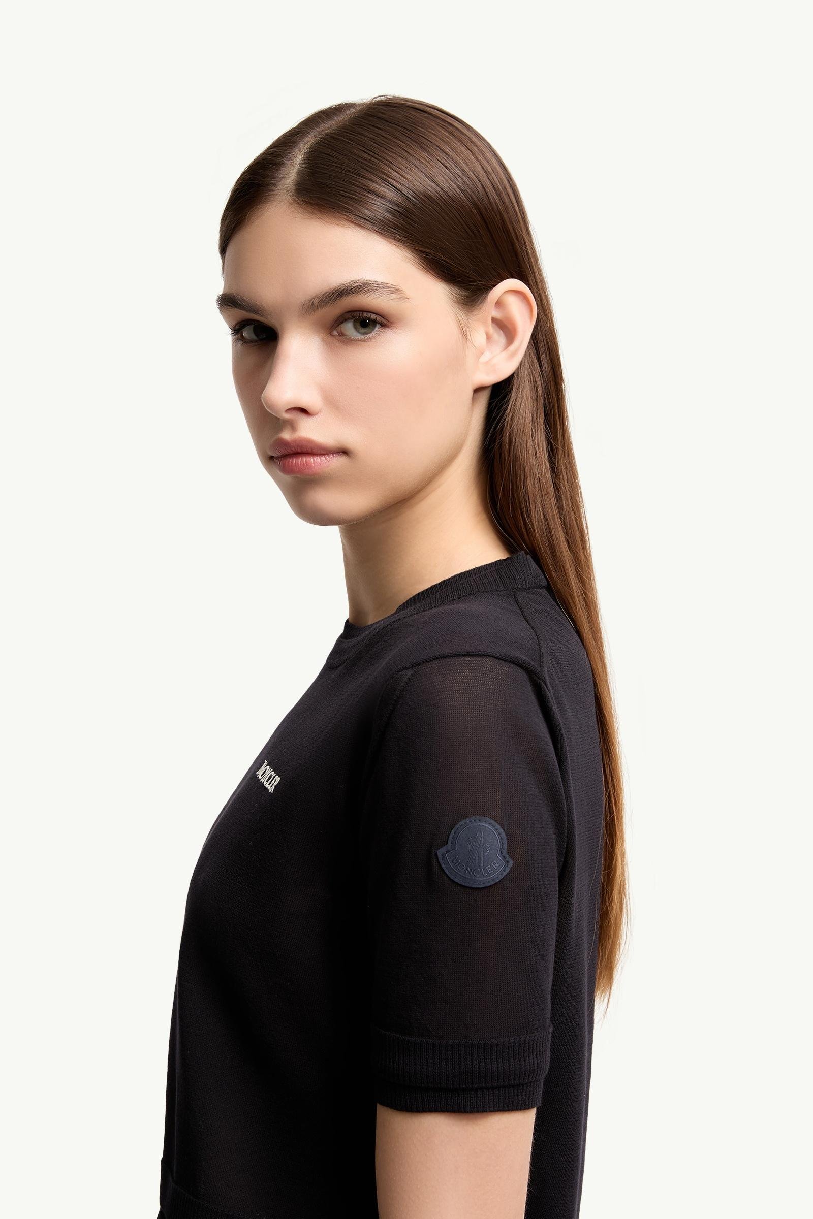 Alternative view of Double-Trimmed Cotton T-Shirt
