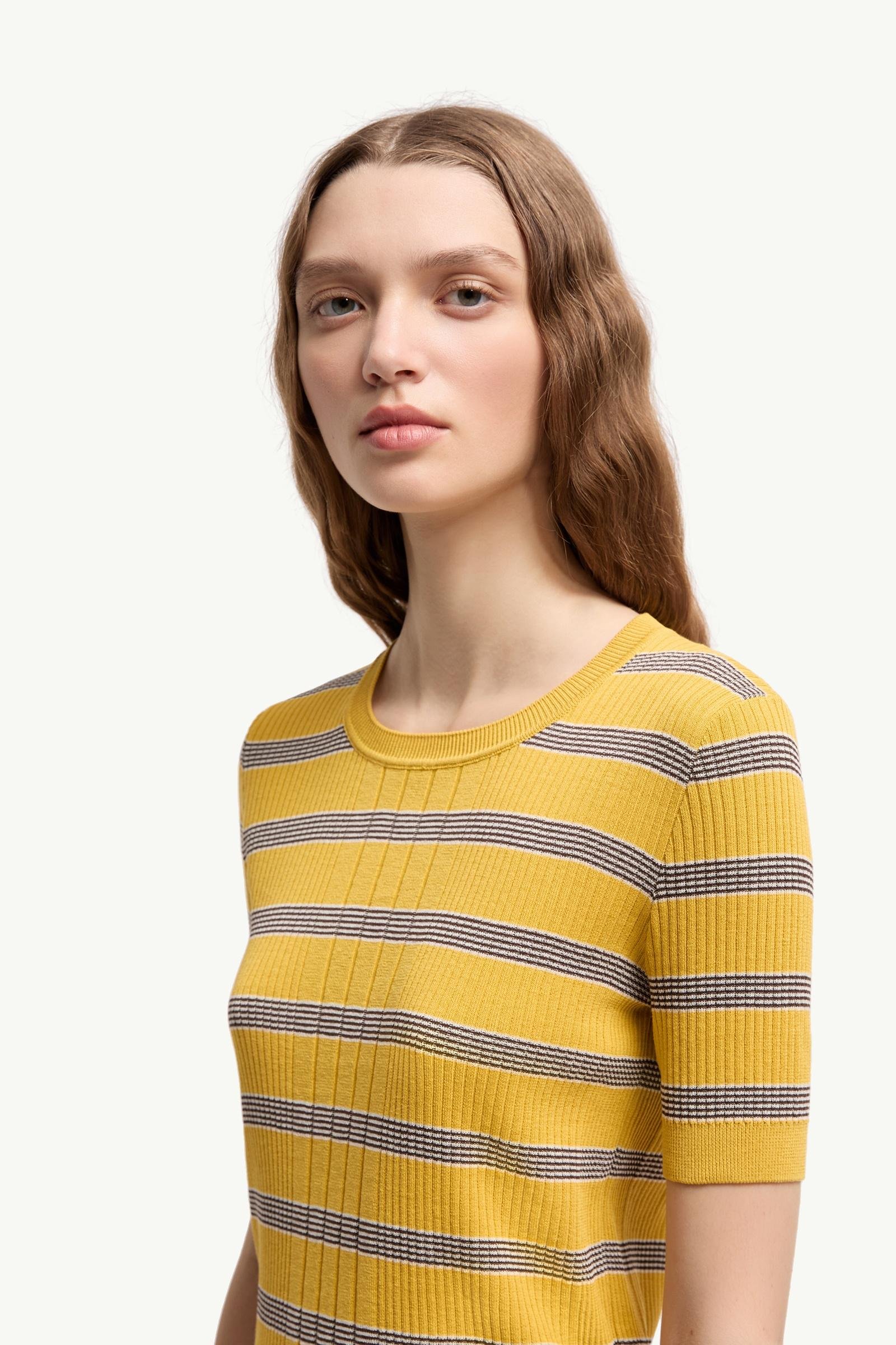 Alternative view of Striped Cotton T-Shirt