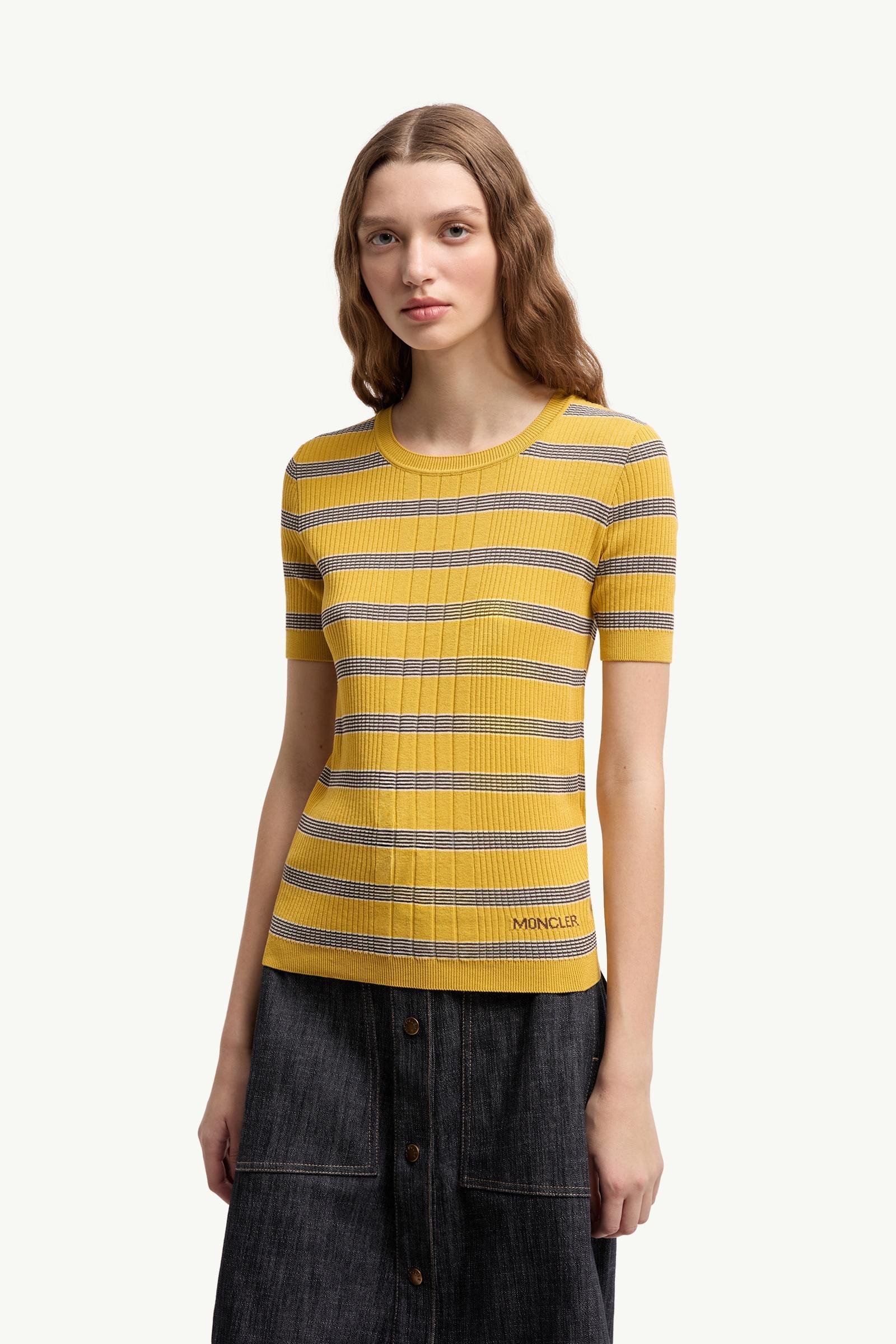 Striped Cotton T-Shirt - 图片 4