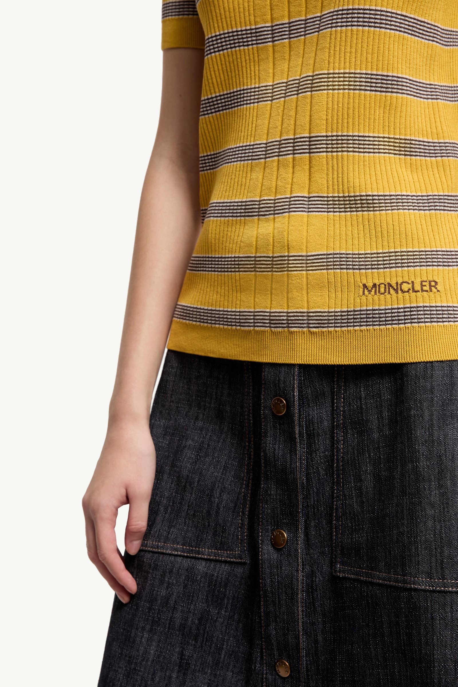 Striped Cotton T-Shirt - 图片 6