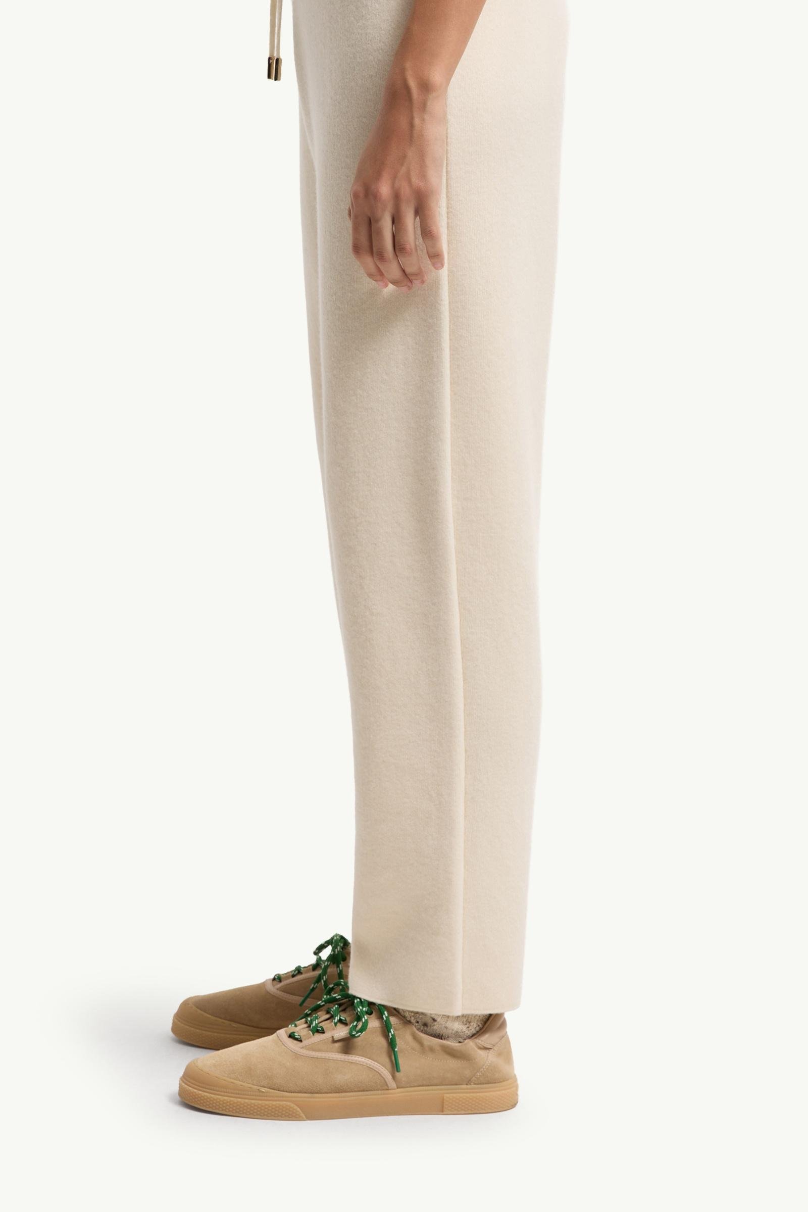 Alternative view of Wool & Cashmere Blend Cropped Jogging Trousers