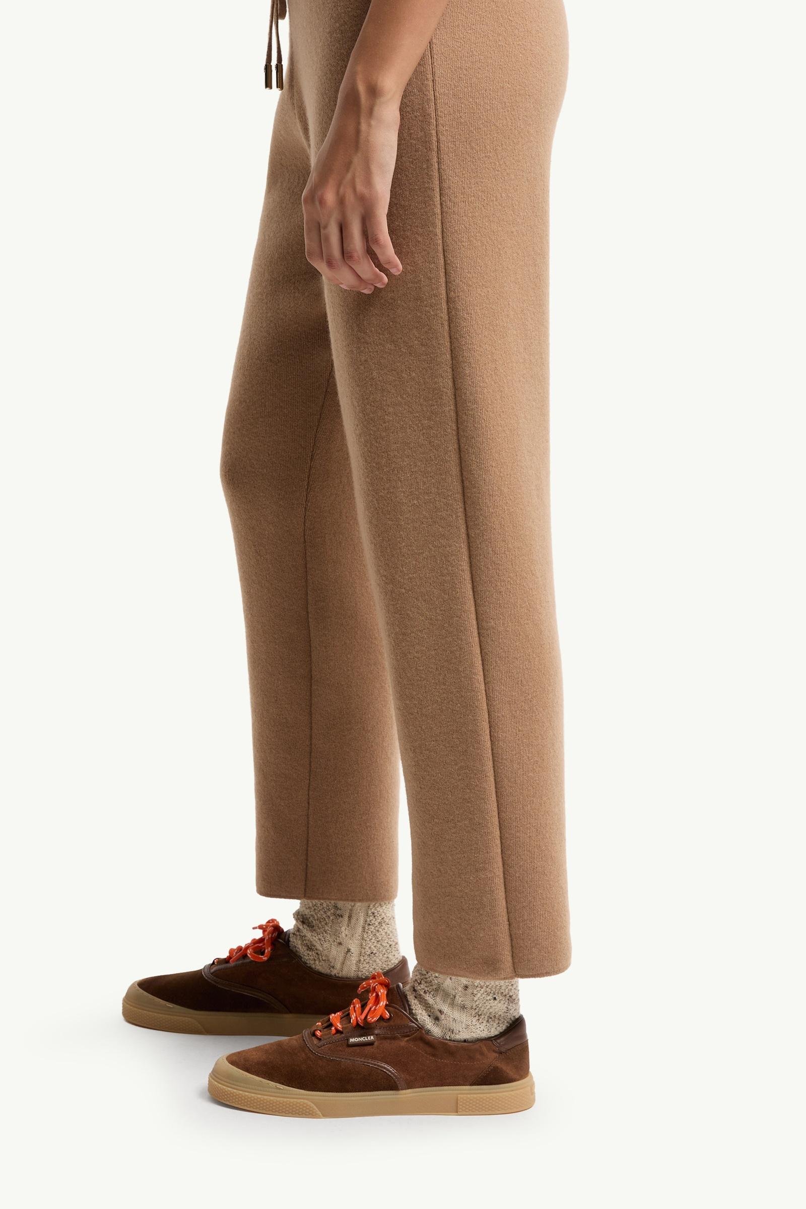 Wool & Cashmere Blend Cropped Jogging Trousers - 图片 2