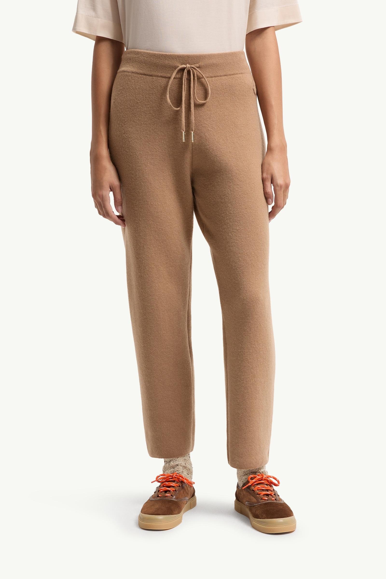 Wool & Cashmere Blend Cropped Jogging Trousers - 图片 4