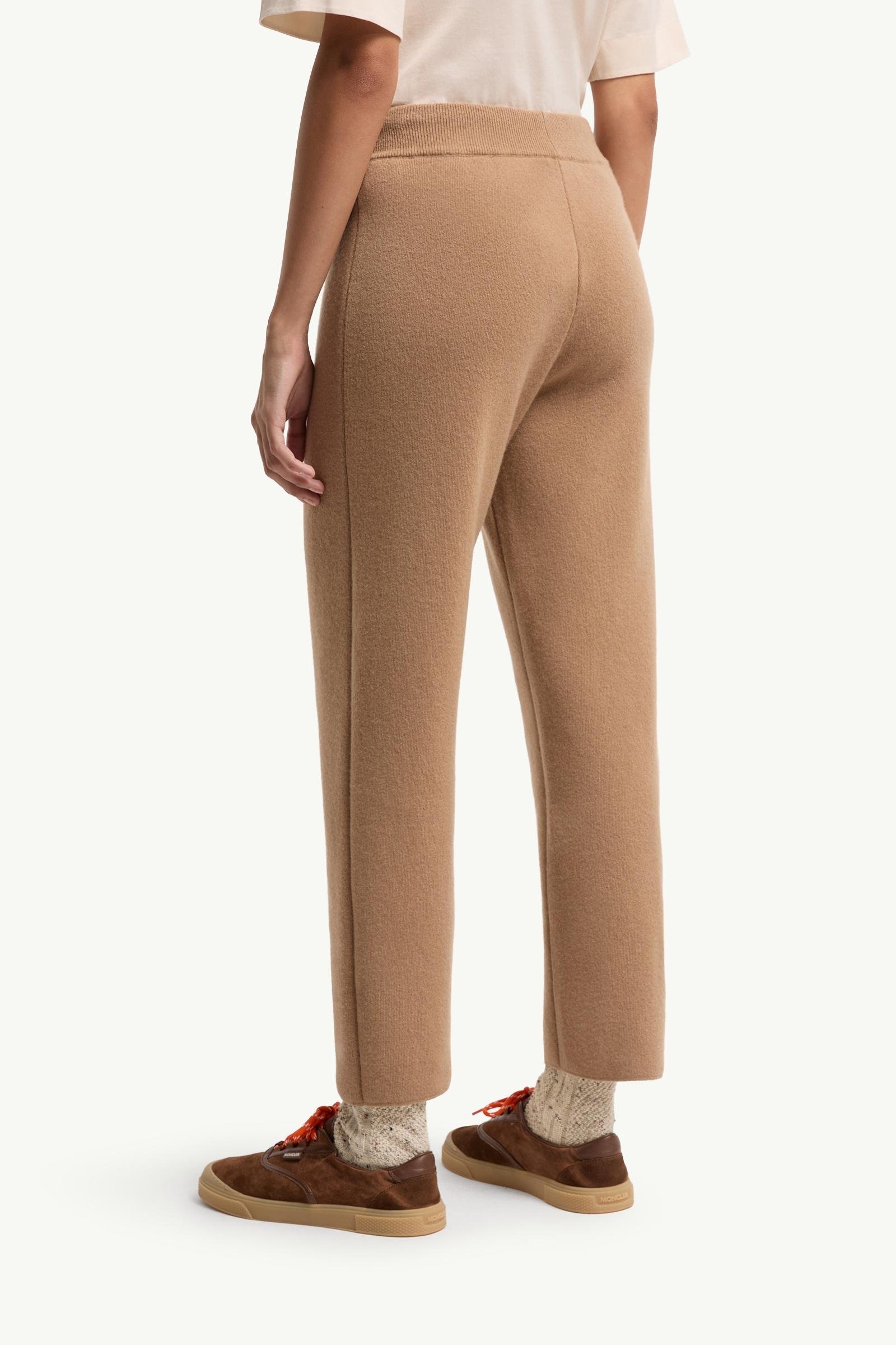 Wool & Cashmere Blend Cropped Jogging Trousers - 图片 5