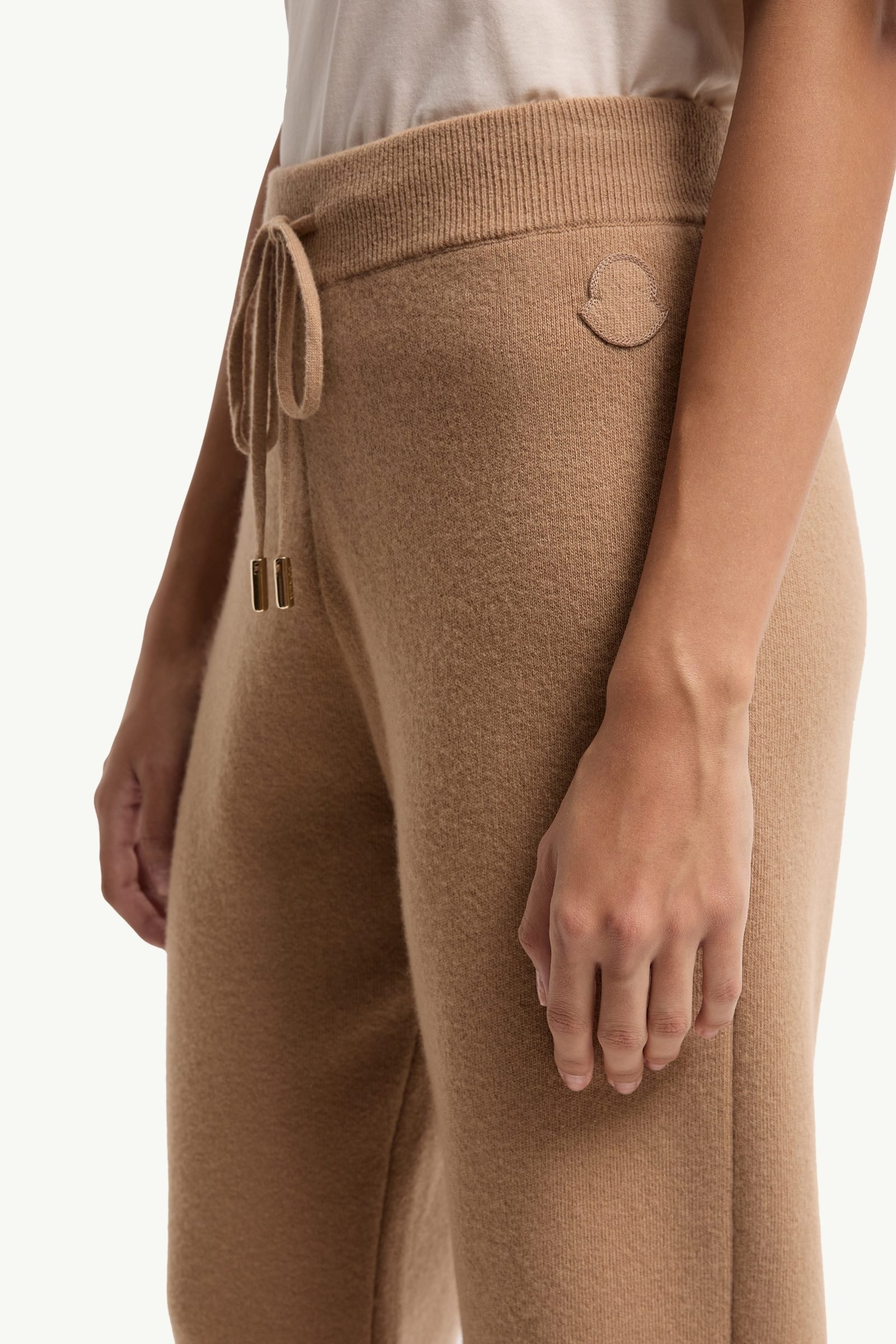 Wool & Cashmere Blend Cropped Jogging Trousers - 图片 6