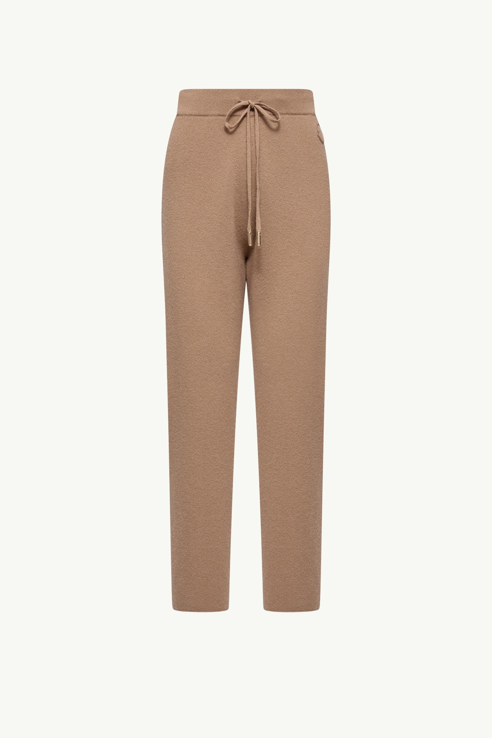 Wool & Cashmere Blend Cropped Jogging Trousers - 图片 3