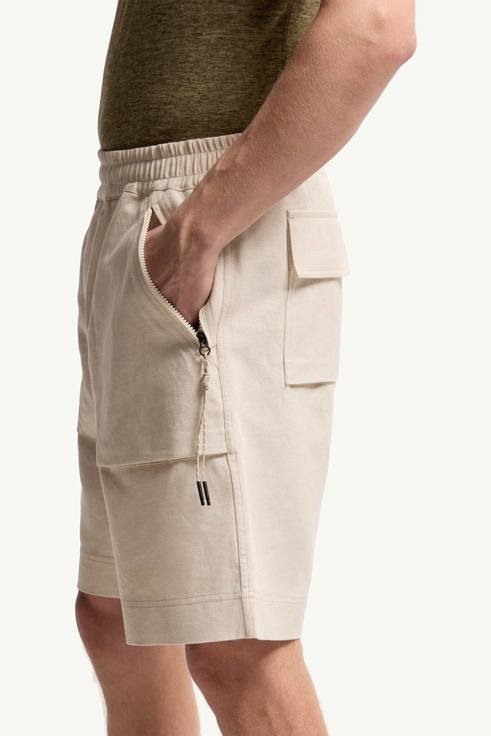 Alternative view of Cotton & Linen Blend Shorts