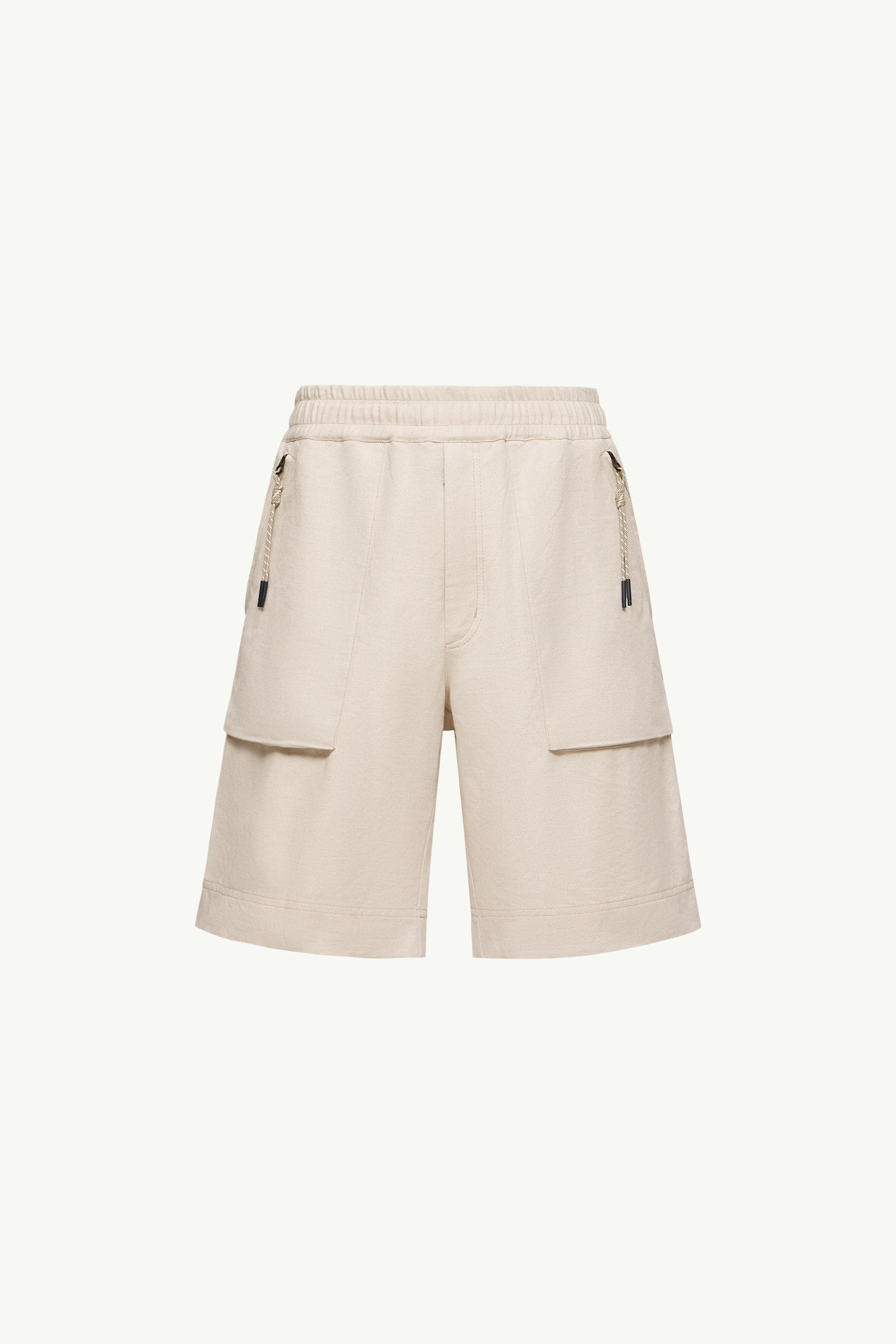 Cotton & Linen Blend Shorts - 图片 3