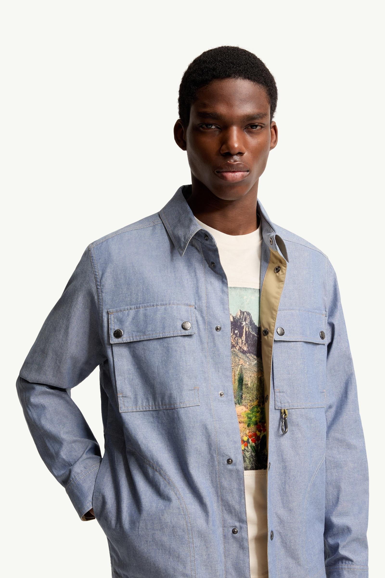 Chambray Long Sleeve Shirt - 图片 6