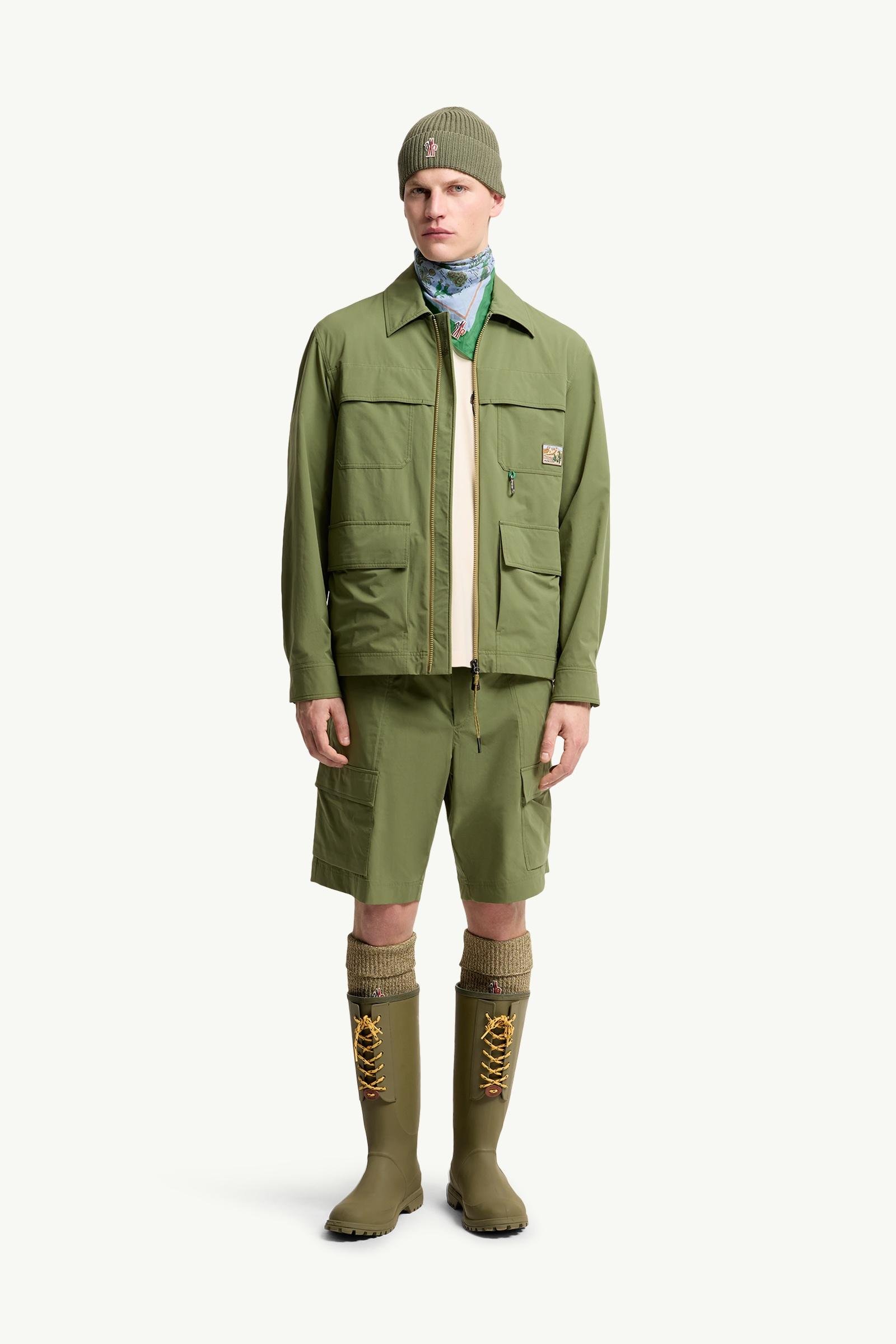 Taffeta Shirt Jacket