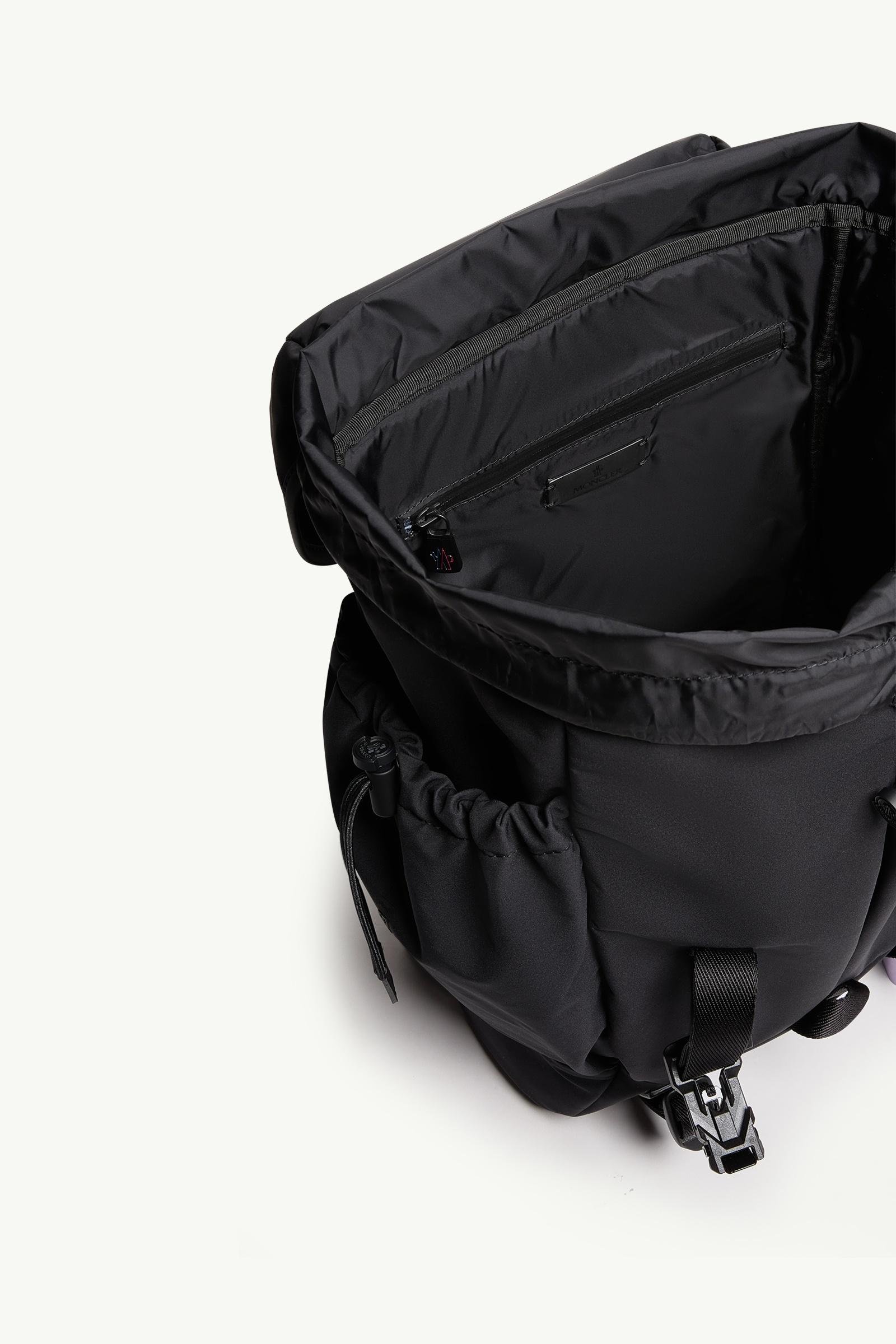 Leather-trimmed backpack - 图片 5
