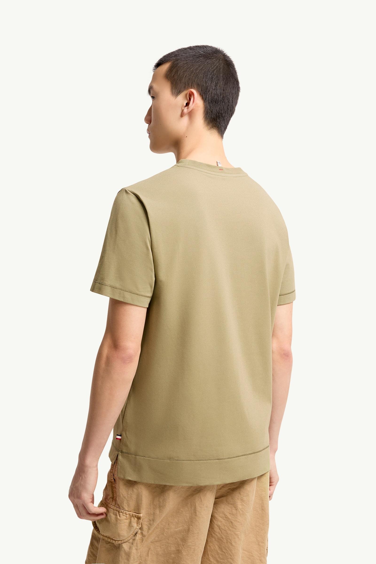 Logo Patch Cotton Blend T-Shirt (Three Pack) - 图片 5
