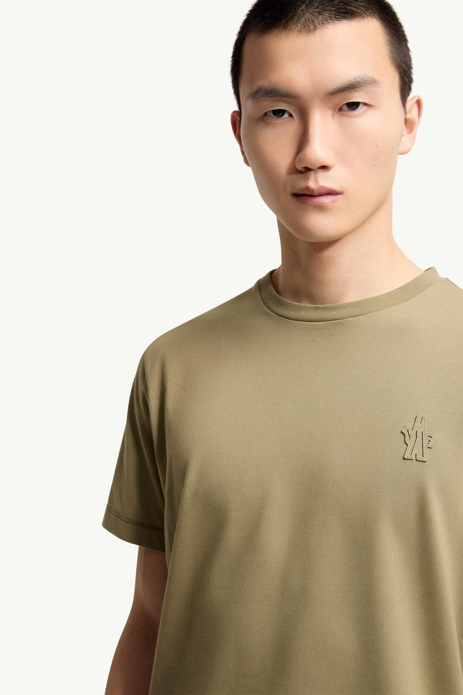 Logo Patch Cotton Blend T-Shirt (Three Pack) - 图片 6