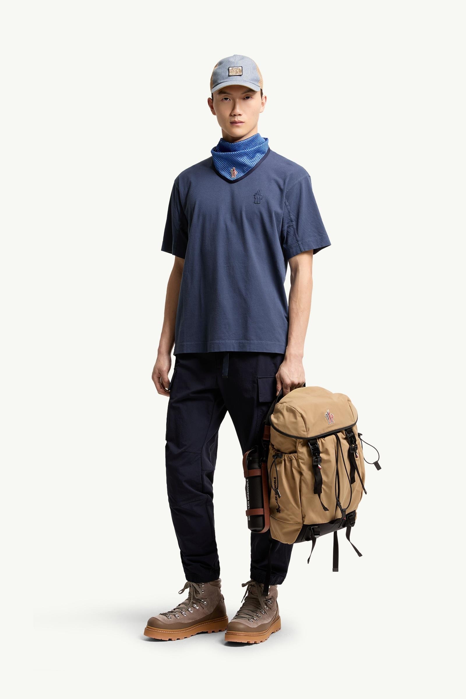 Logo Patch Cotton T-Shirt