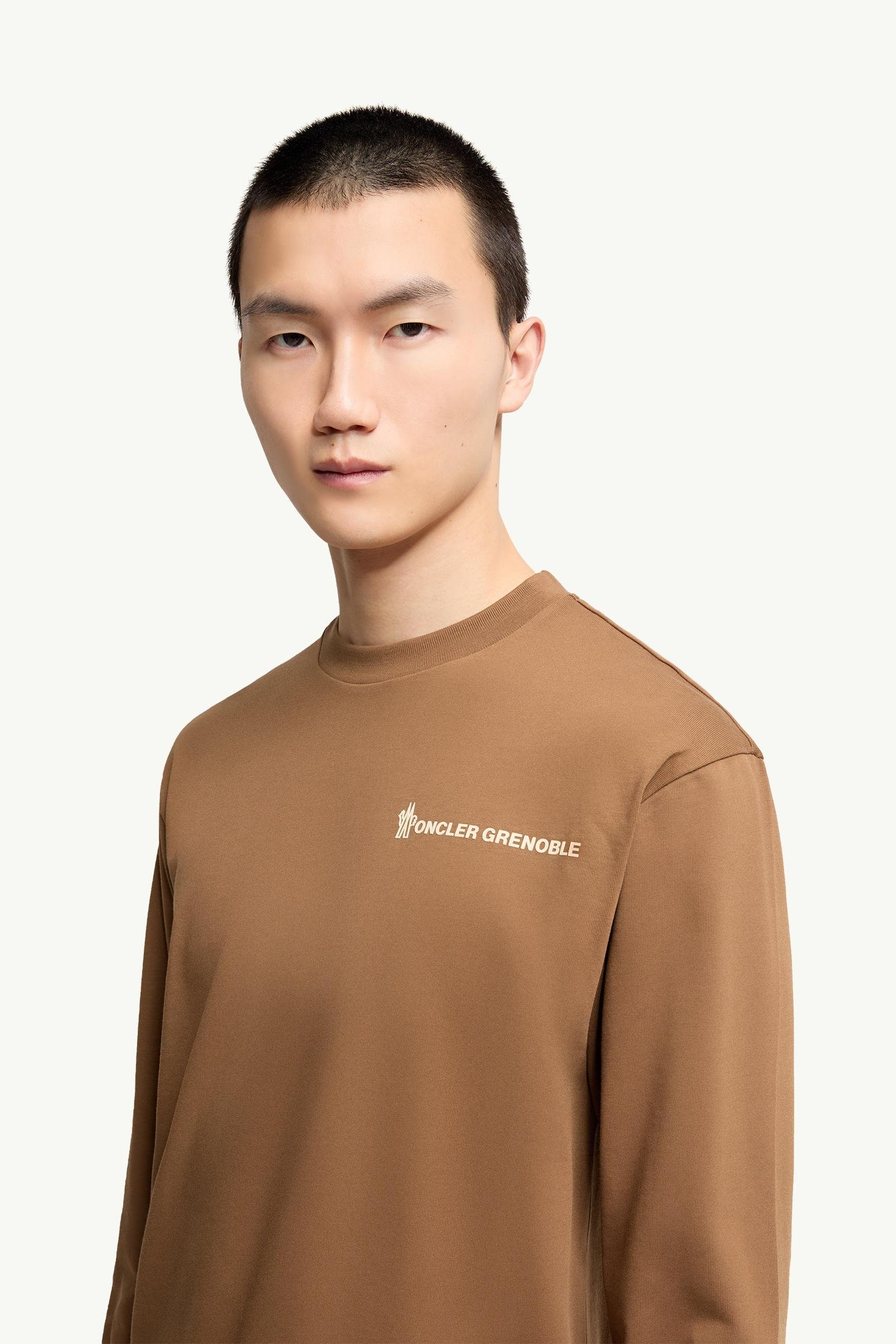 Alternative view of Logo Long Sleeve Cotton T-Shirt