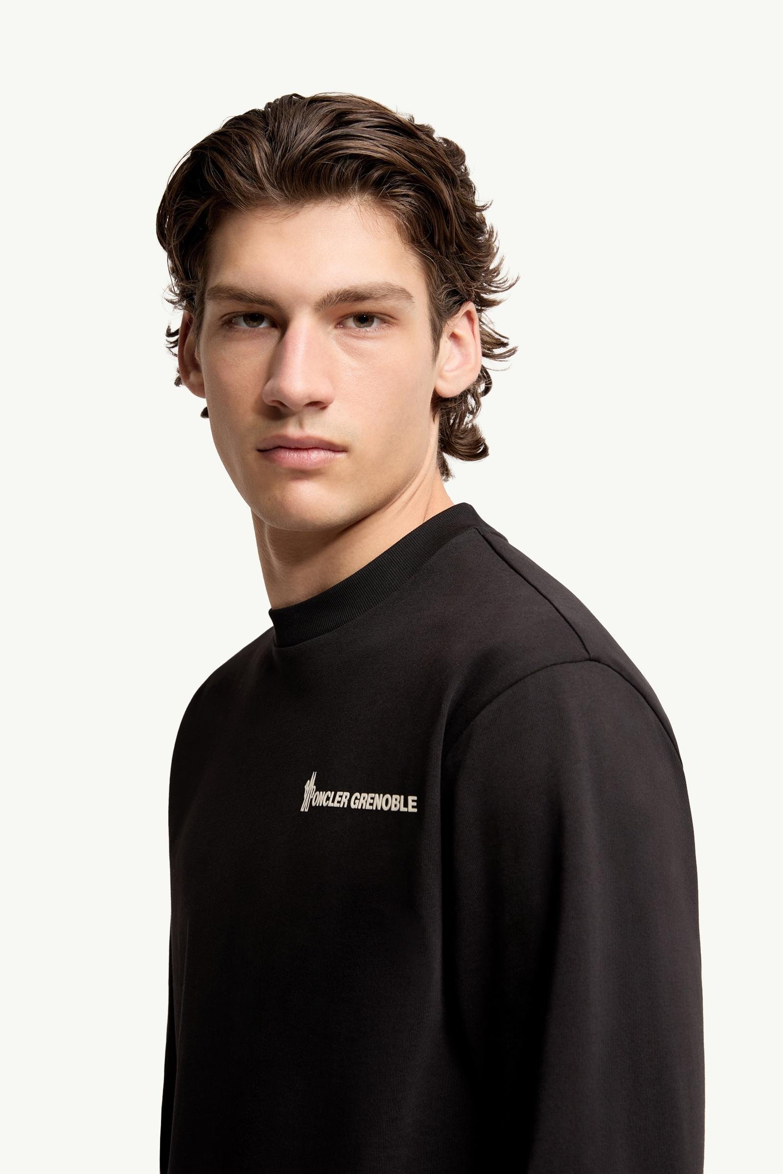Alternative view of Logo Long Sleeve Cotton T-Shirt