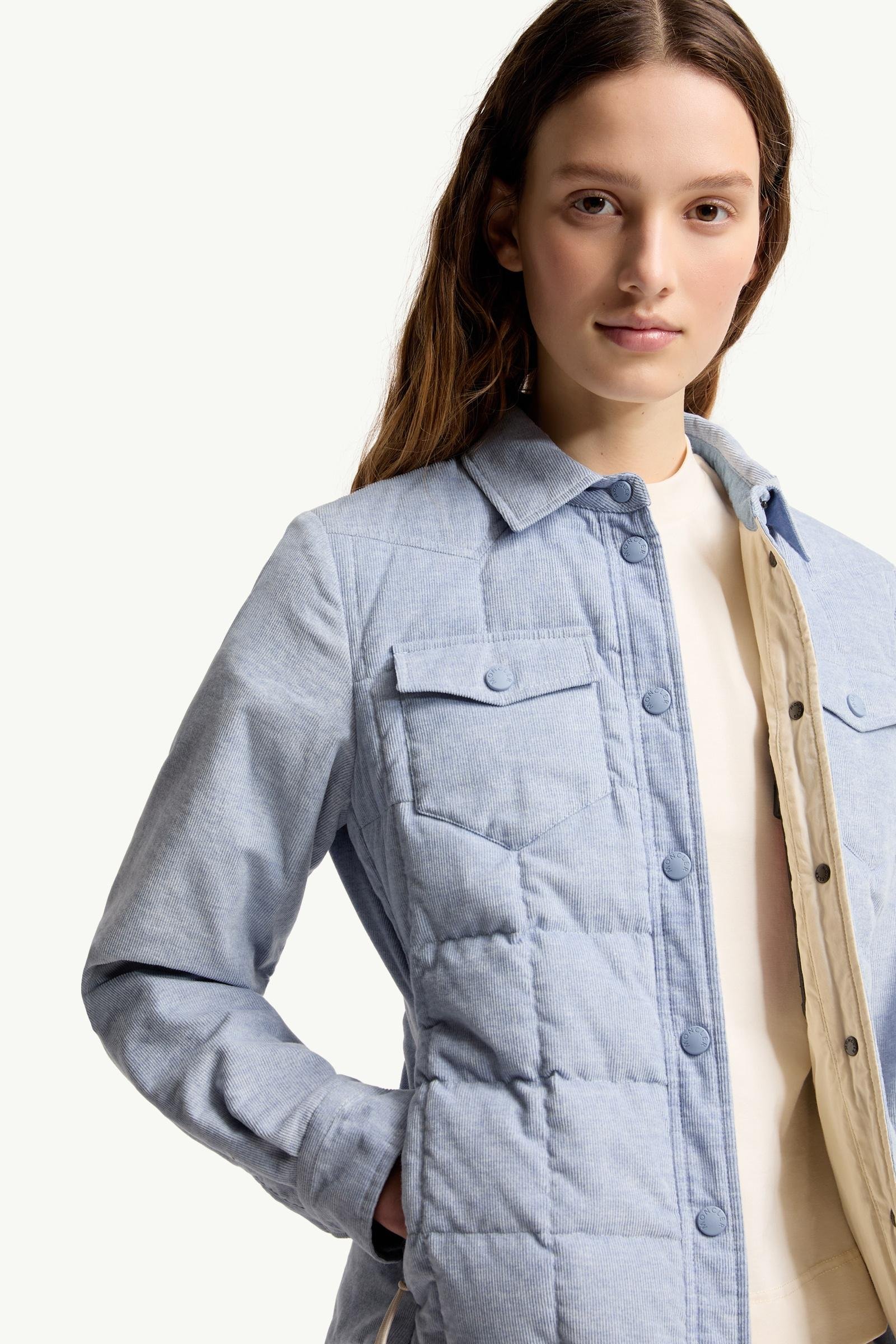 Nangy Corduroy Down Shirt Jacket - 图片 6