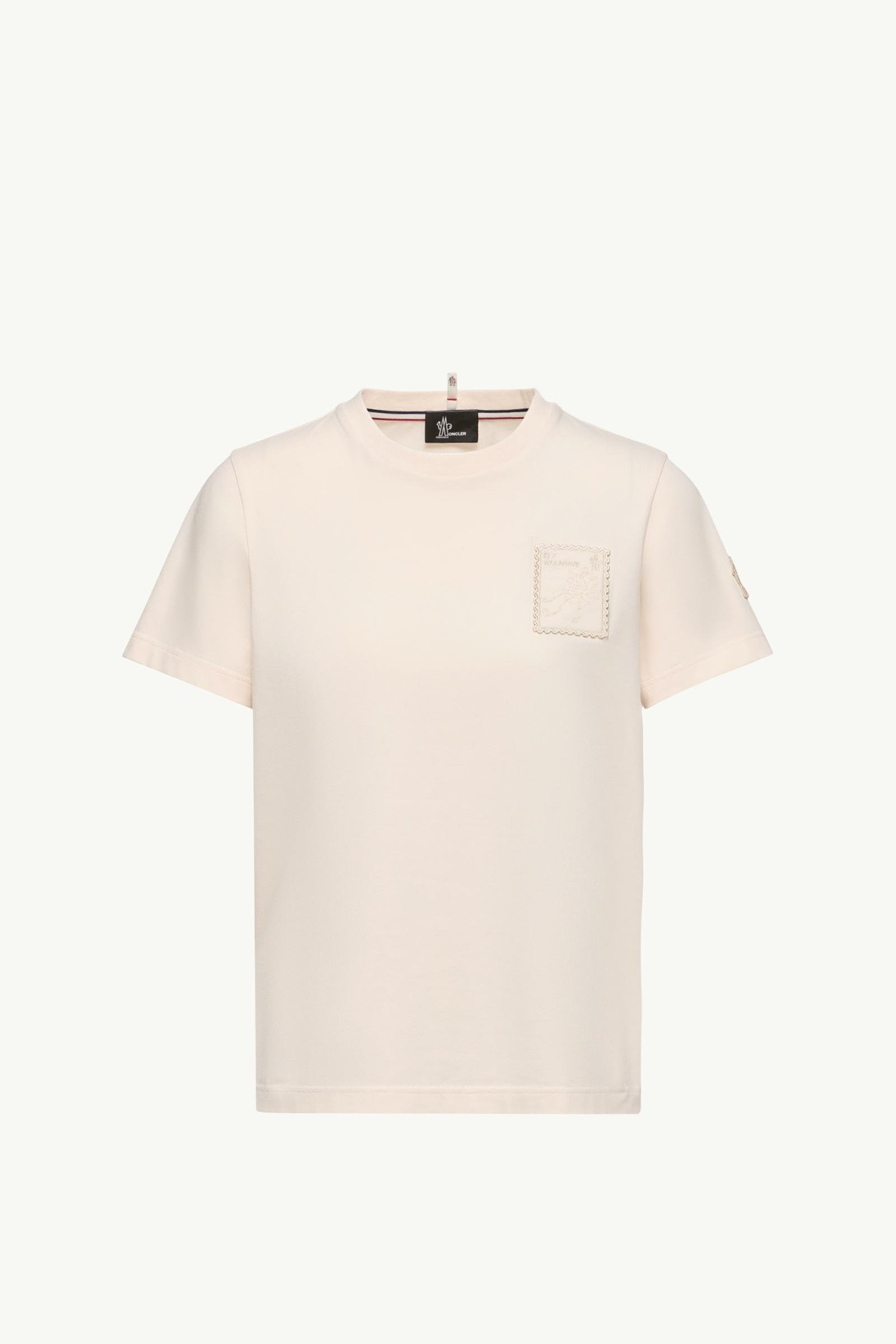 Botanical Patch Cotton Blend T-Shirt - 图片 3