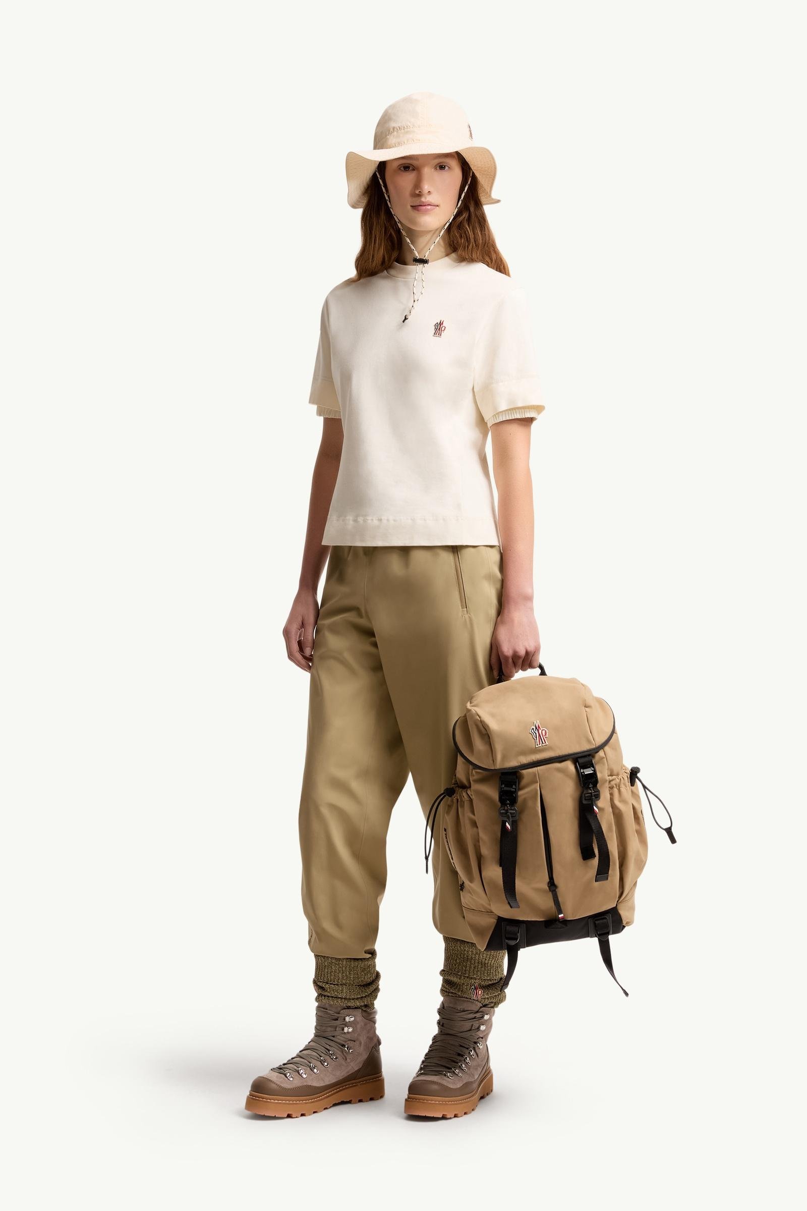 Logo Patch Cotton Blend T-Shirt