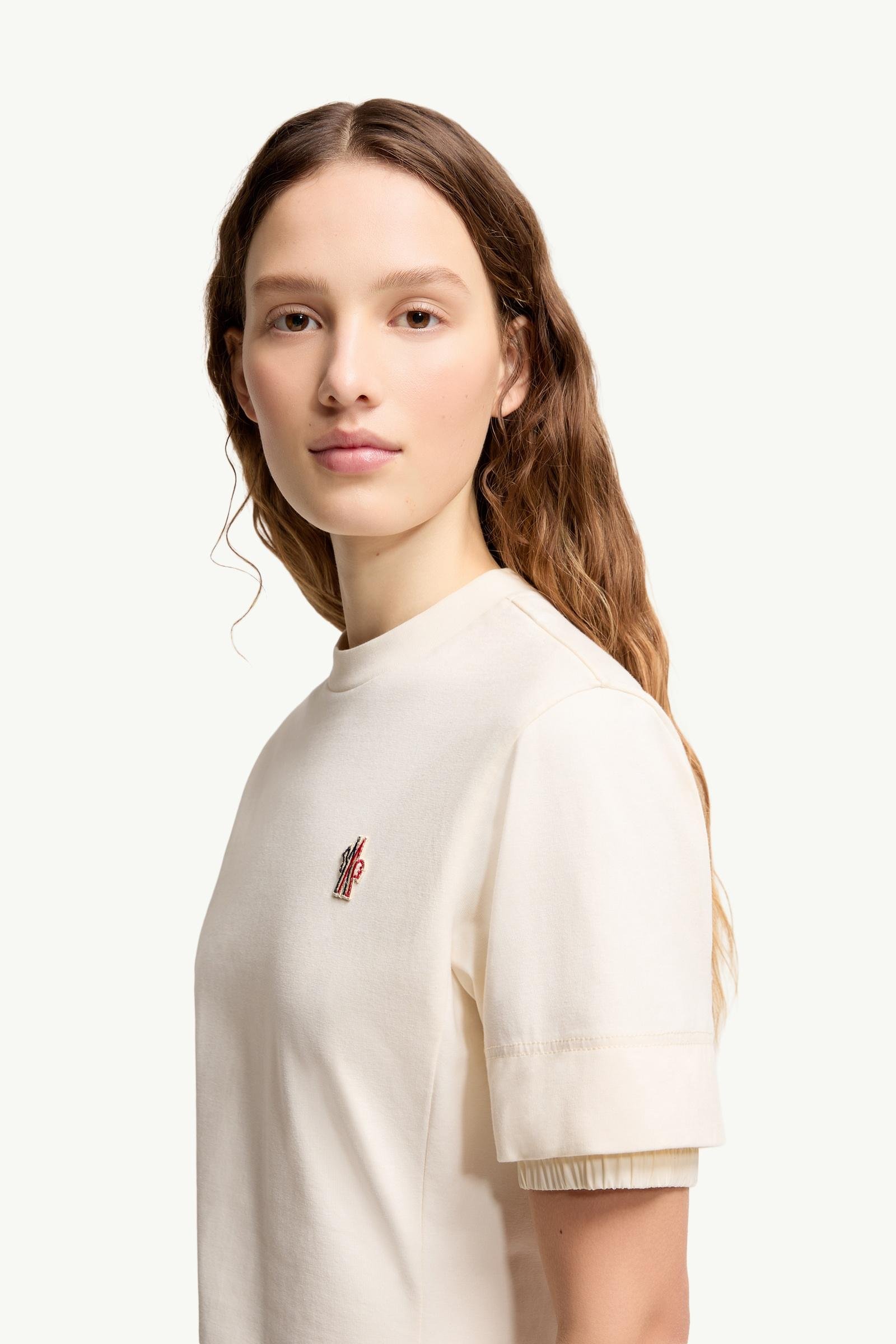 Alternative view of Logo Patch Cotton Blend T-Shirt