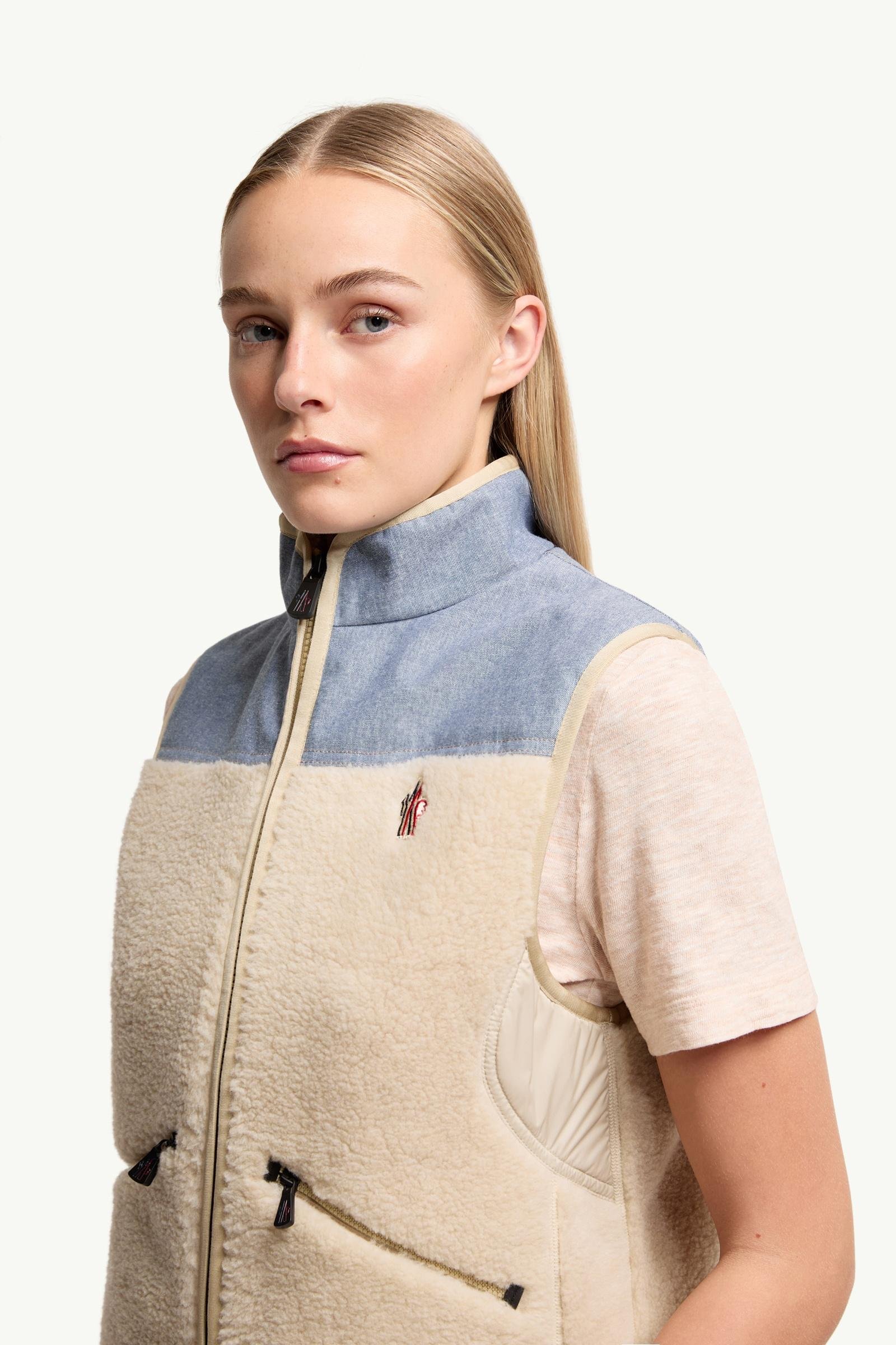 Alternative view of Teddy & Chambray Gilet