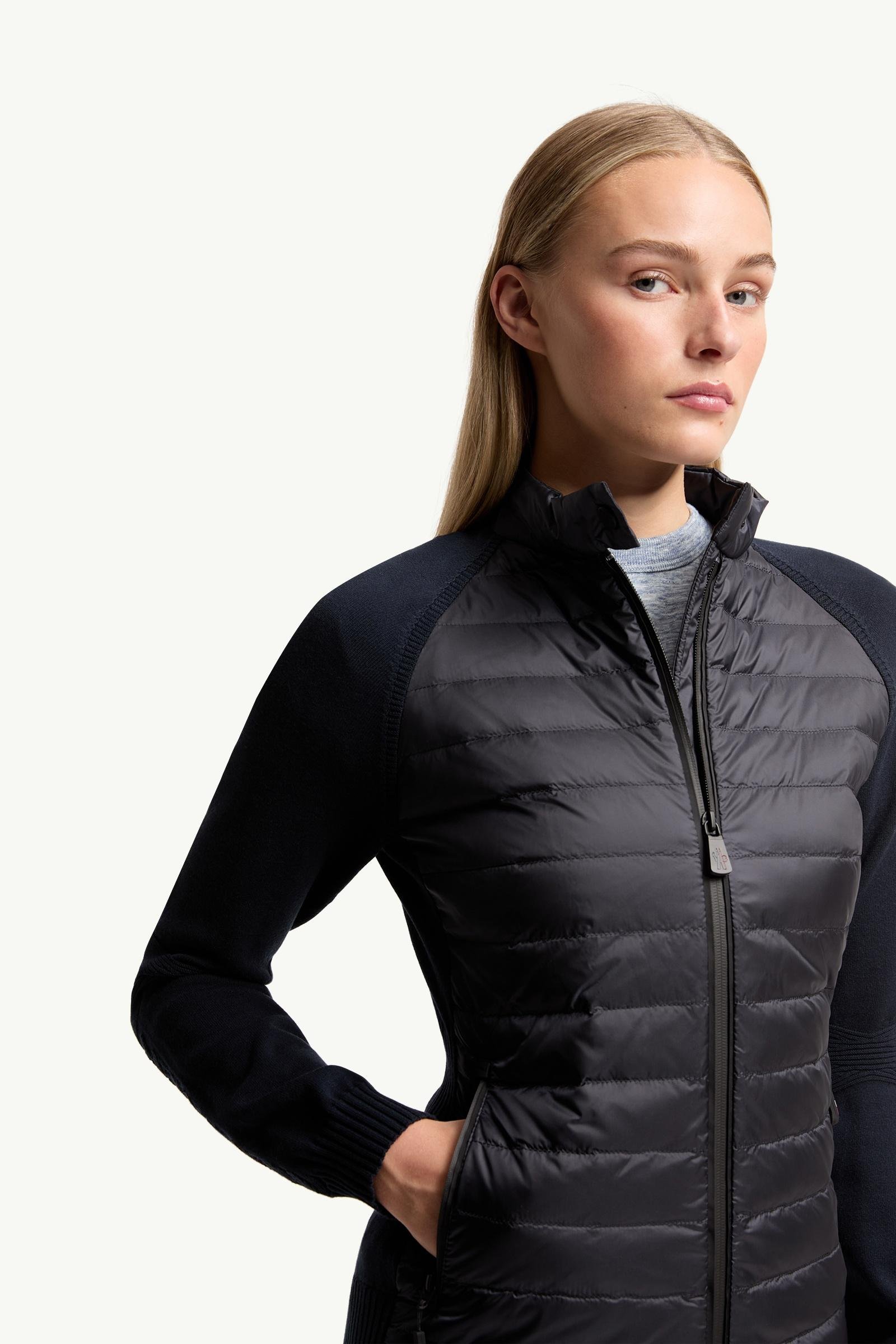 Padded Zip-Up Cardigan - 图片 6