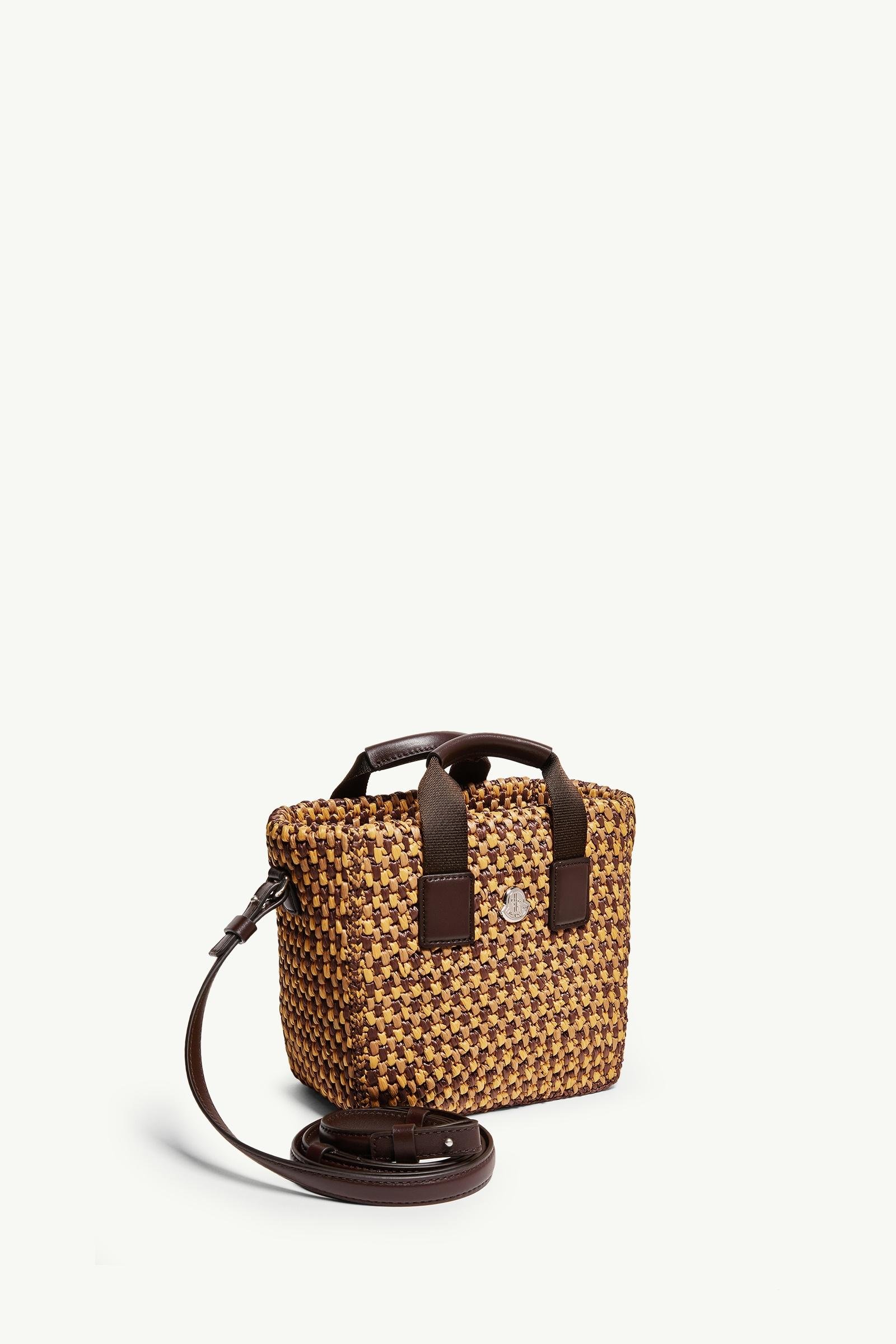 Micro Caradoc Raffia Tote Bag - 图片 3
