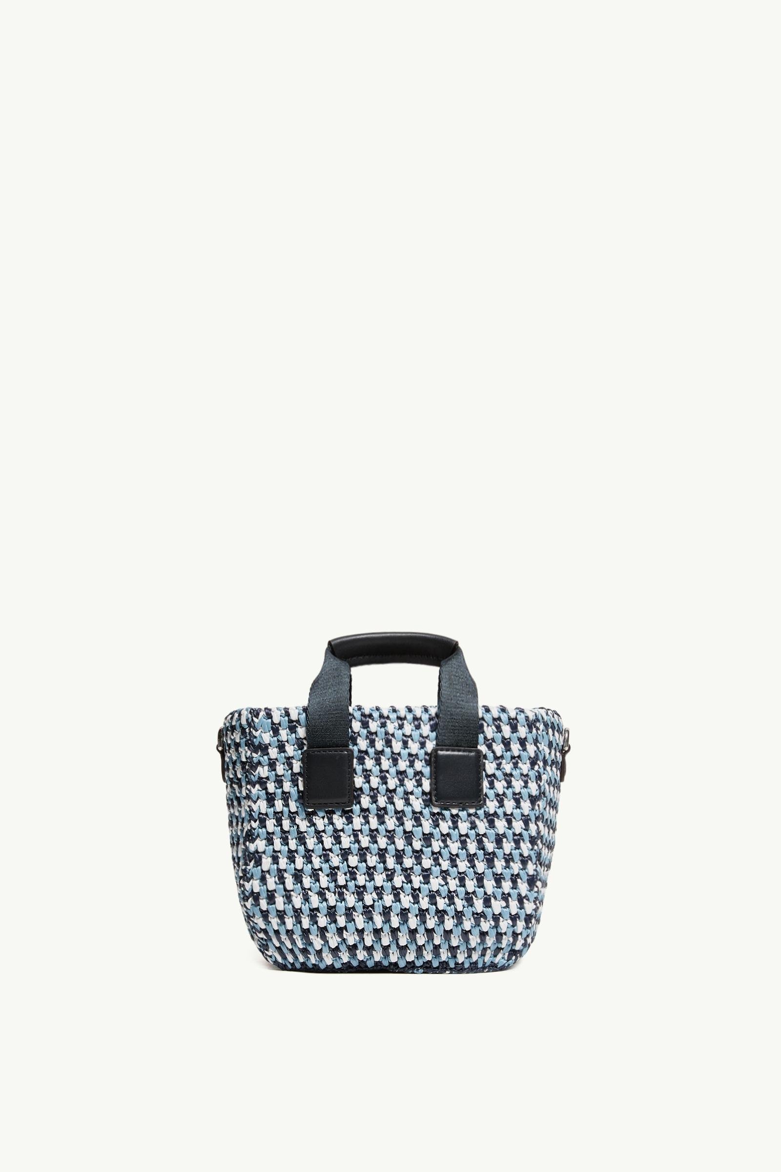 Micro Caradoc Raffia Tote Bag - 图片 4