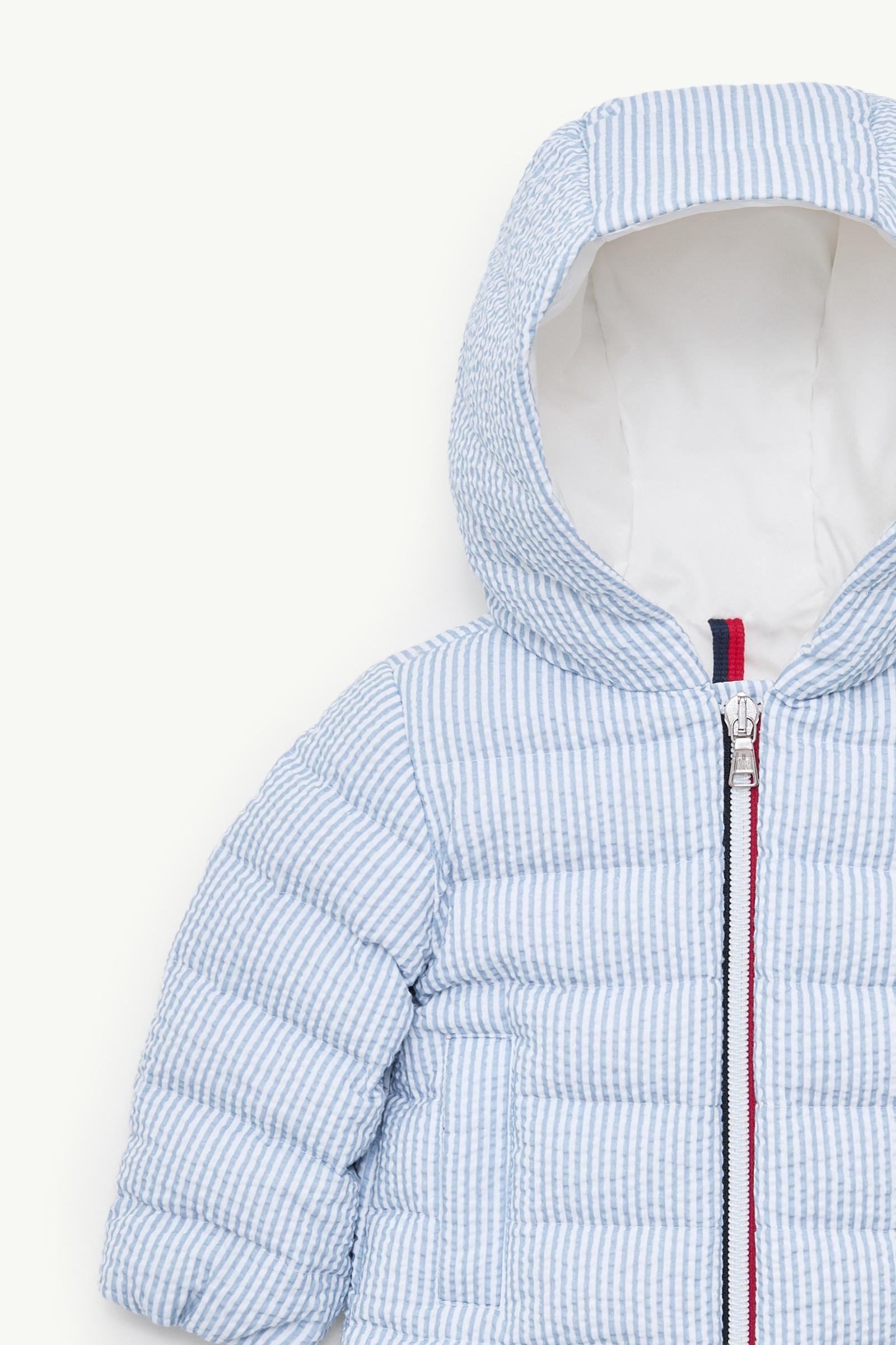 Alternative view of Haluk Seersucker Hooded Down Jacket