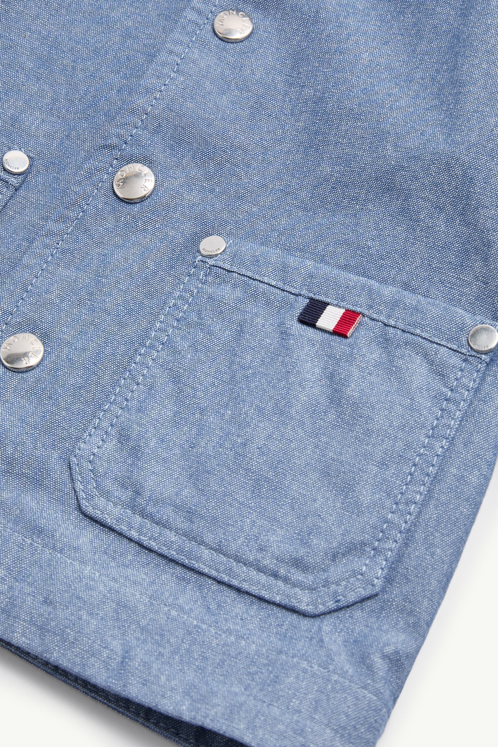 Nur Chambray Hooded Jacket - 图片 4