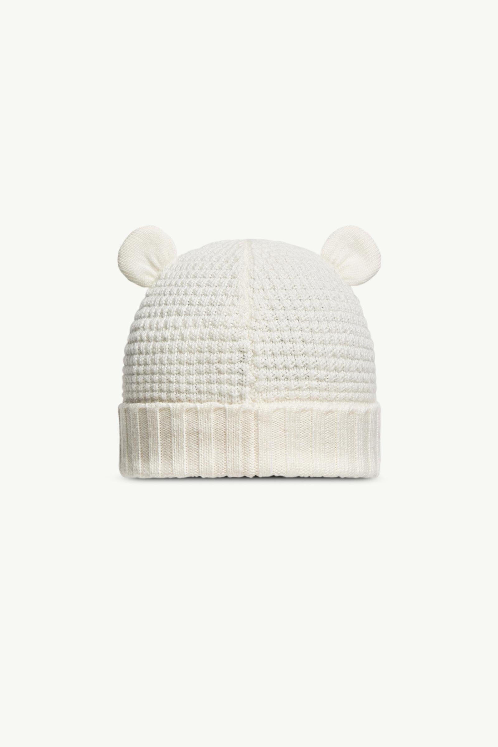 Wool Beanie with Teddy Bear Ears - 图片 3