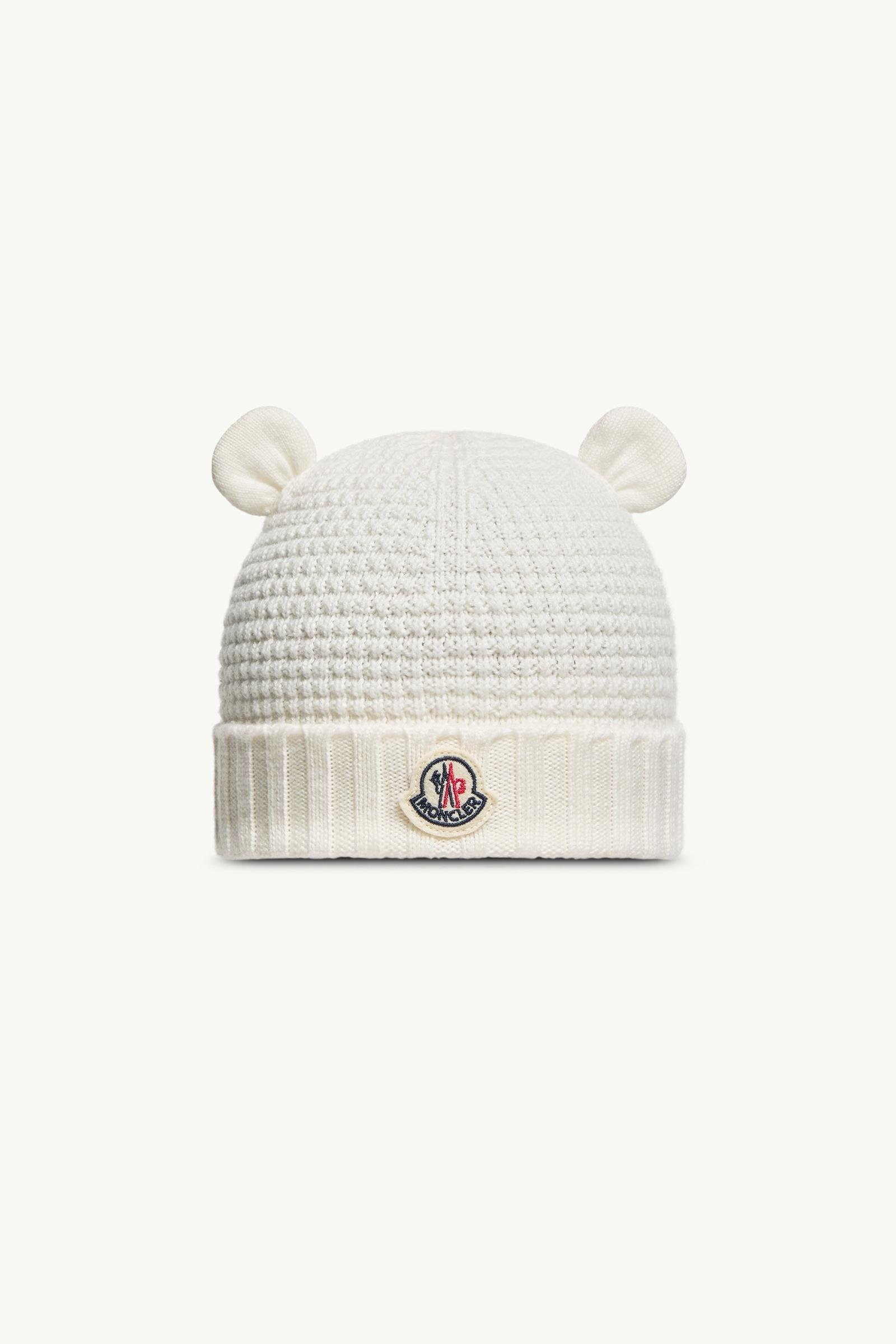Wool Beanie with Teddy Bear Ears