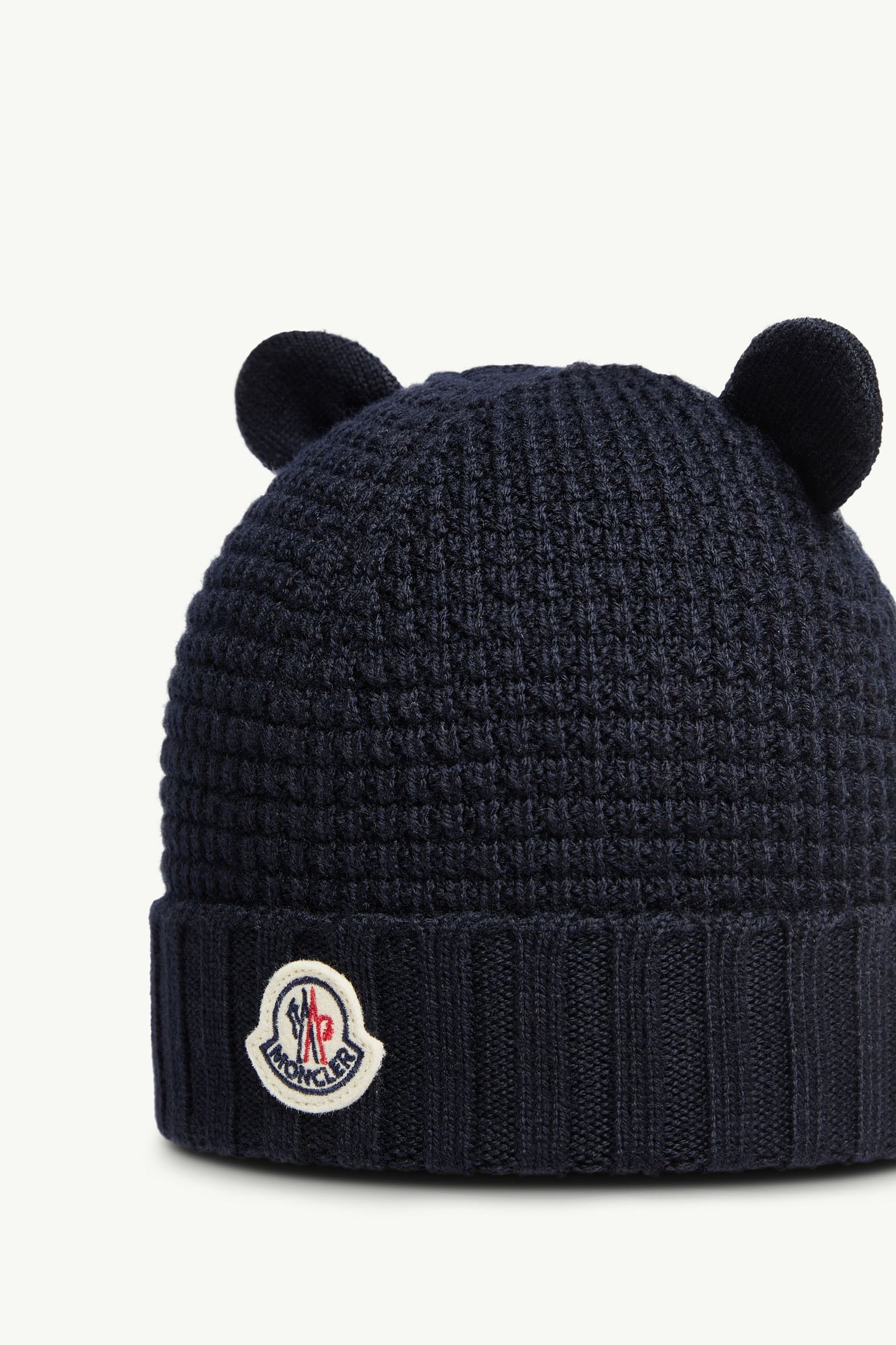 Wool Beanie with Teddy Bear Ears - 图片 2