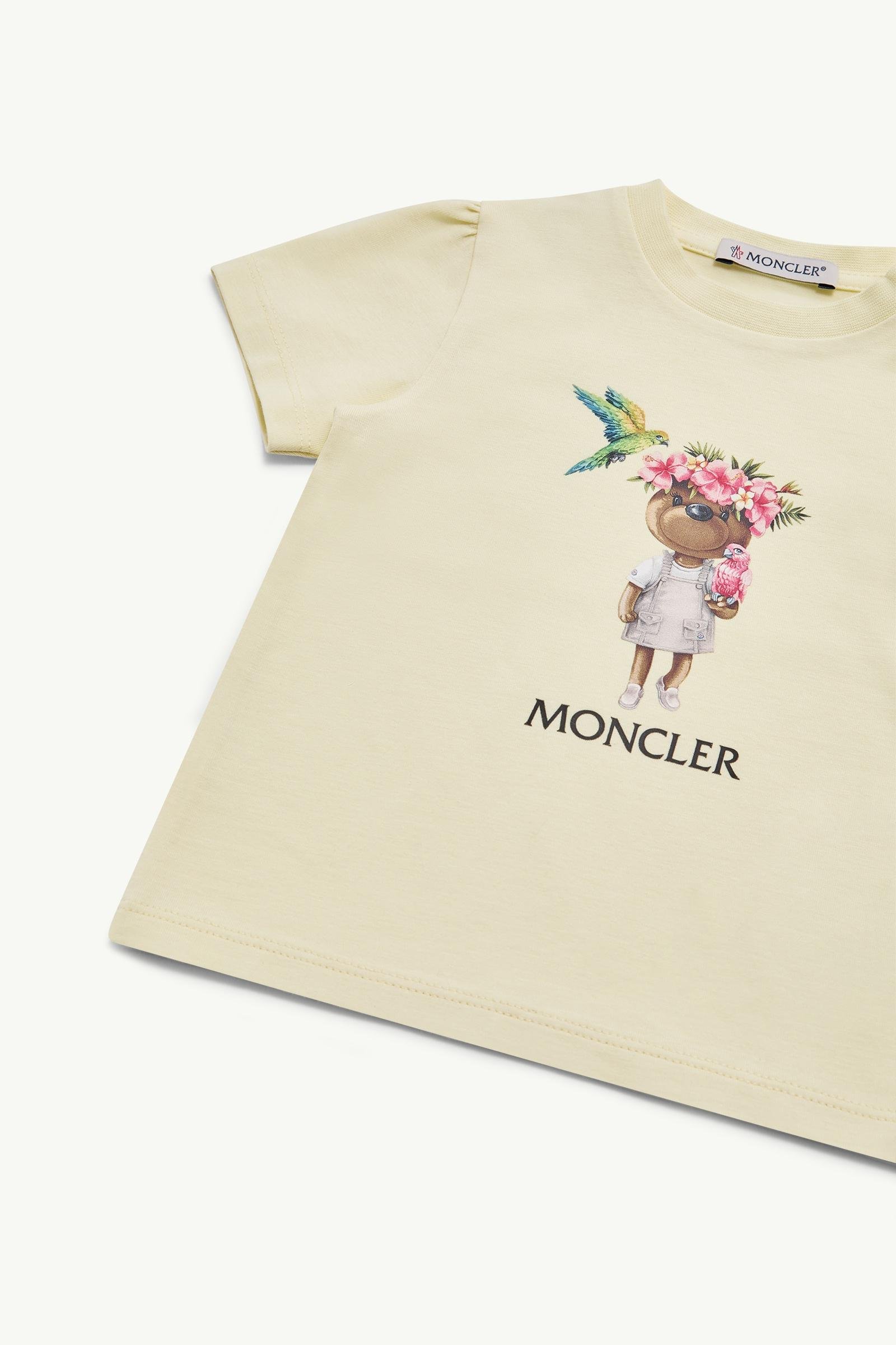 Alternative view of Floral Logo Print Cotton Blend T-Shirt