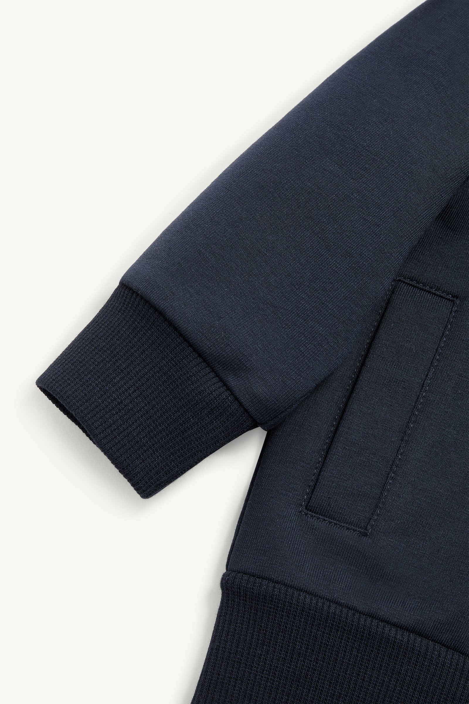 Tricolour Logo Cotton Zip-Up Hoodie - 图片 4