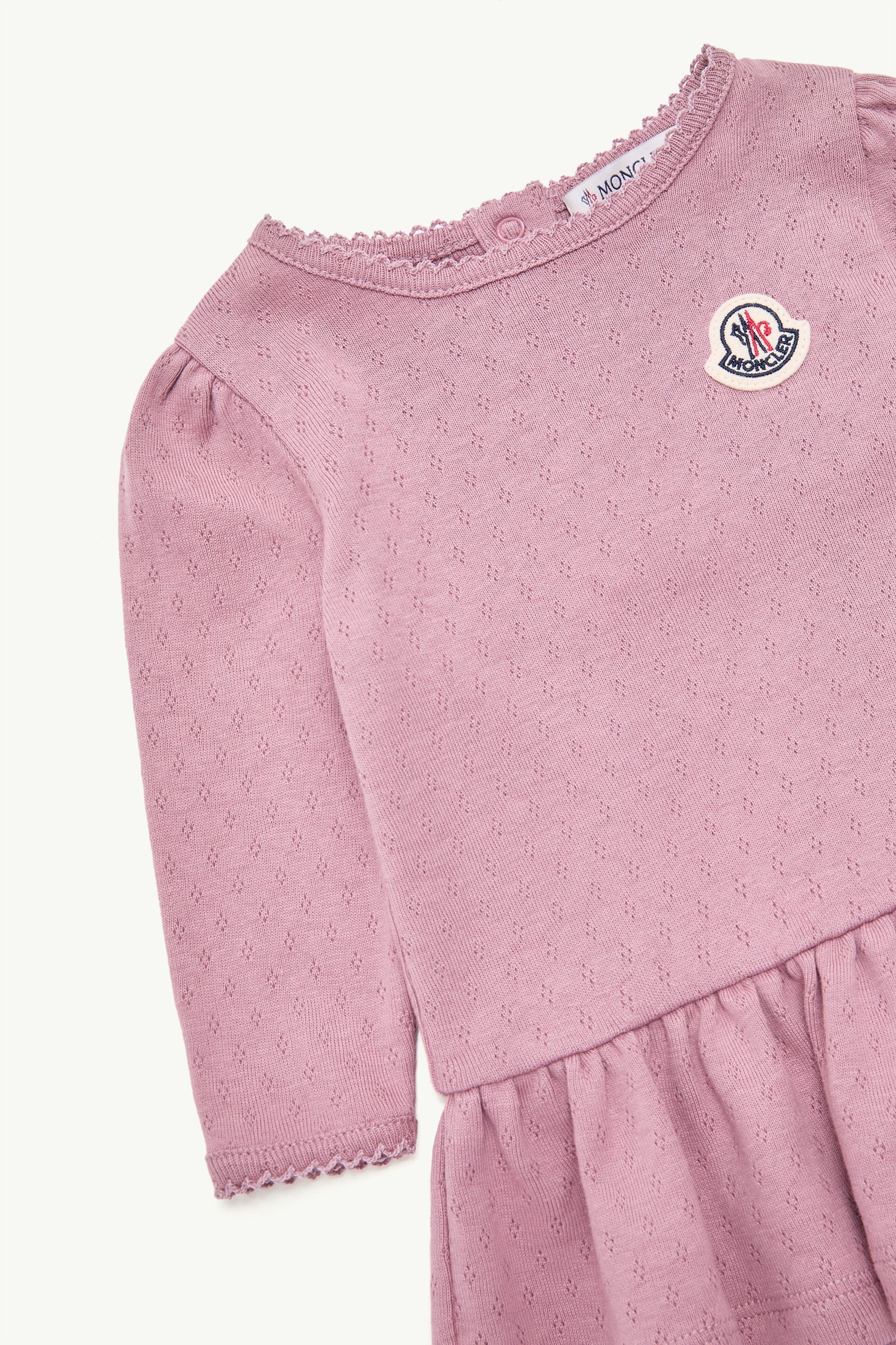 Alternative view of Pleated Long Sleeve Cotton Dress